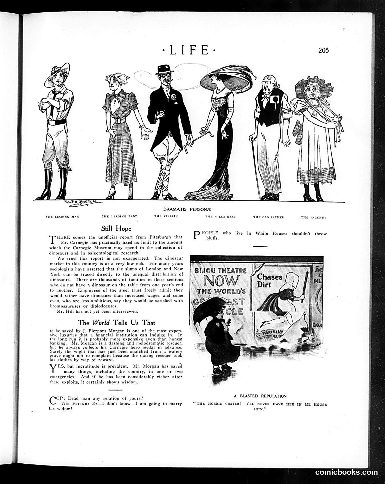 Life — January 26, 1911 — page 13: Life, 1911-01-26