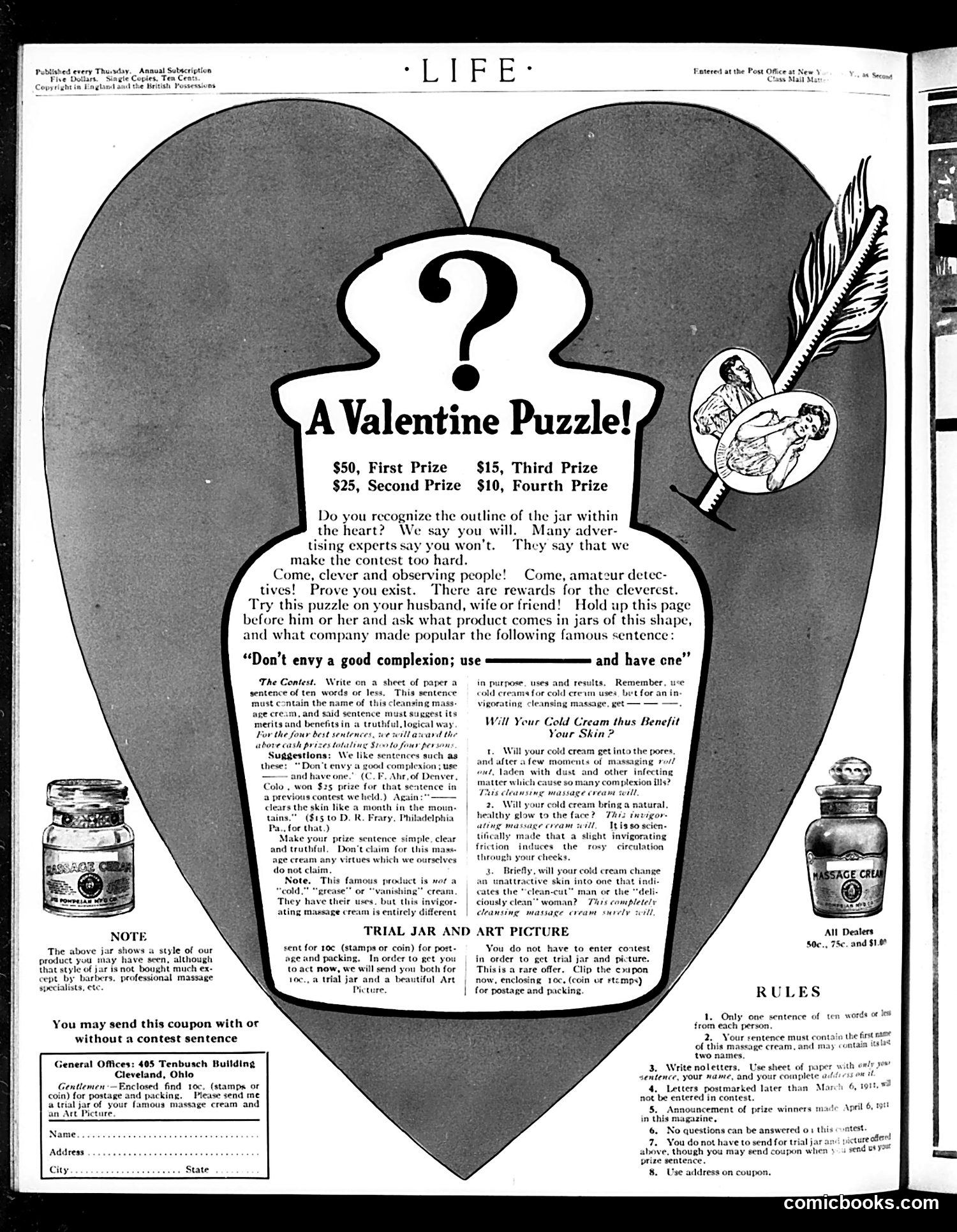 Life — February 9, 1911 — page 2: Life, 1911-02-09