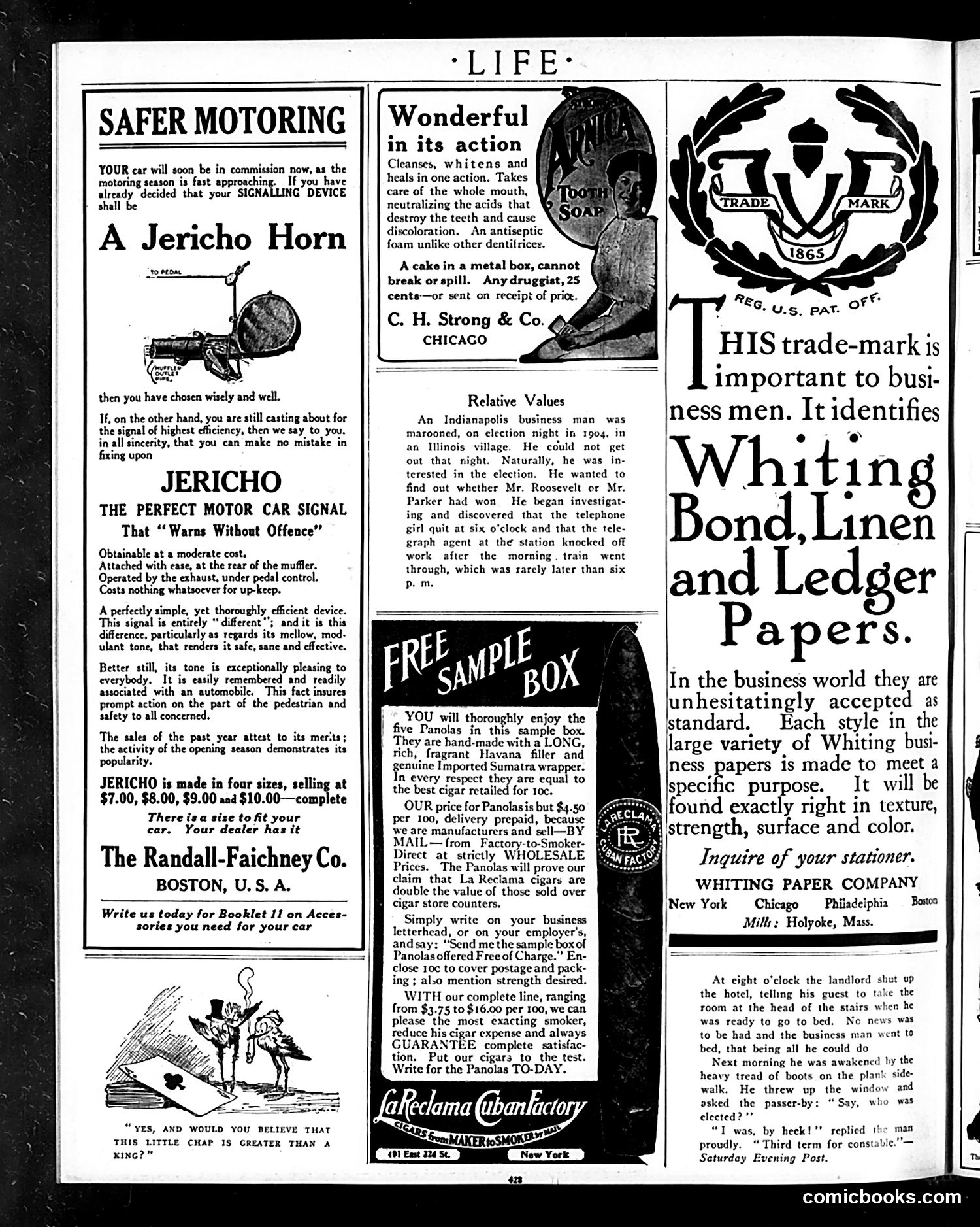 Life — March 2, 1911 — page 8: Life, 1911-03-02