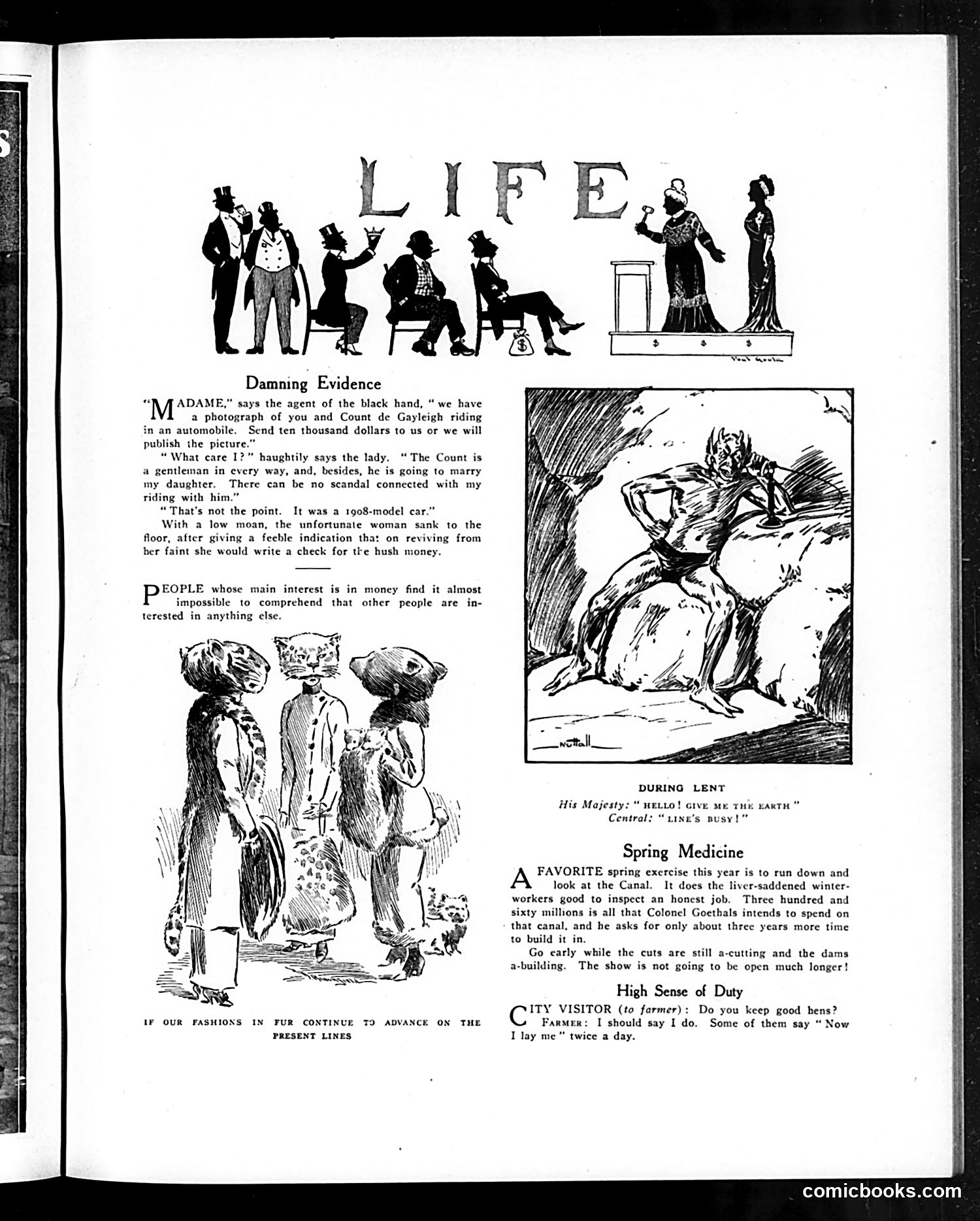 Life — March 9, 1911 — page 7: Life, 1911-03-09