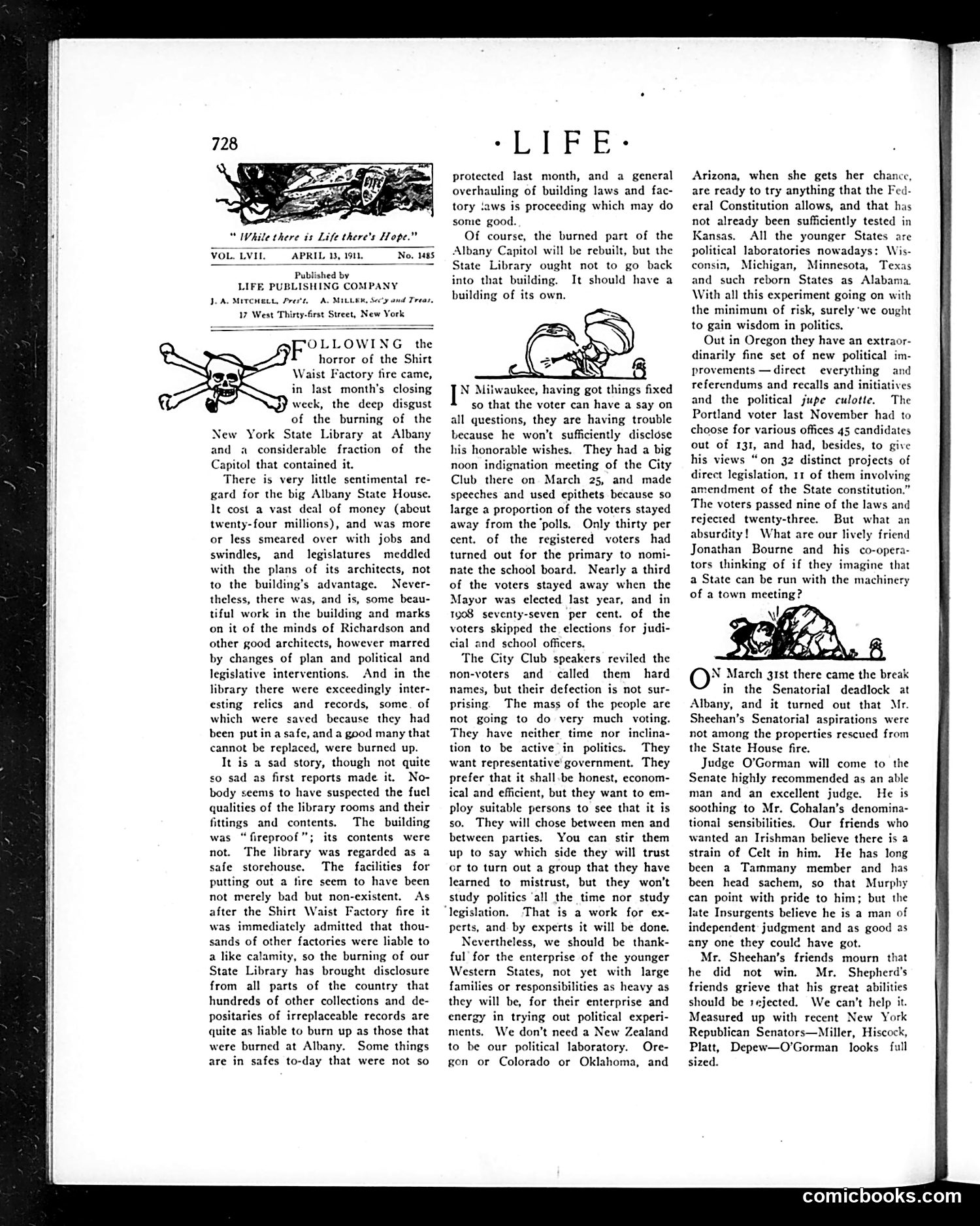 Life — April 13, 1911 — page 8: Life, 1911-04-13