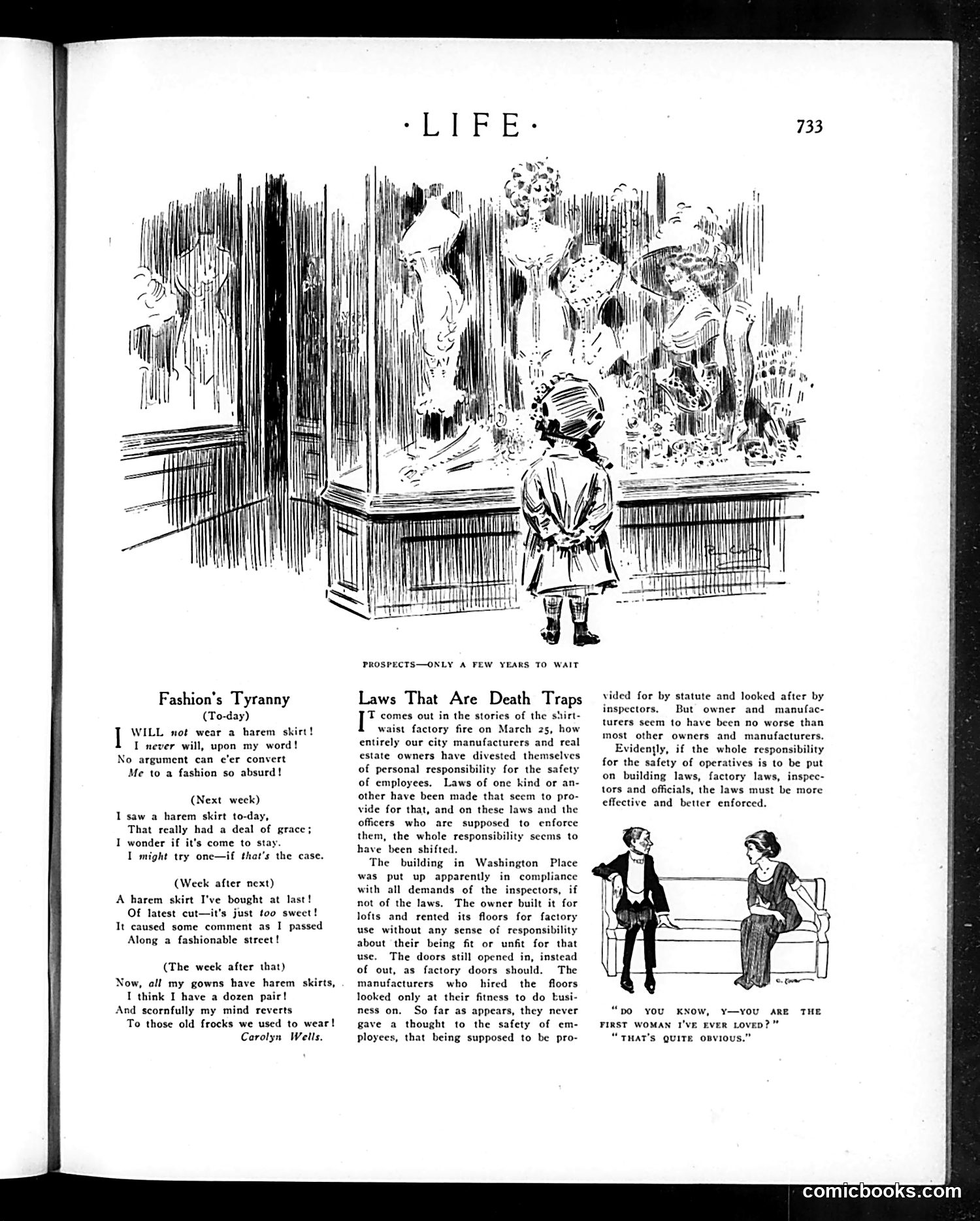 Life — April 13, 1911 — page 13: Life, 1911-04-13