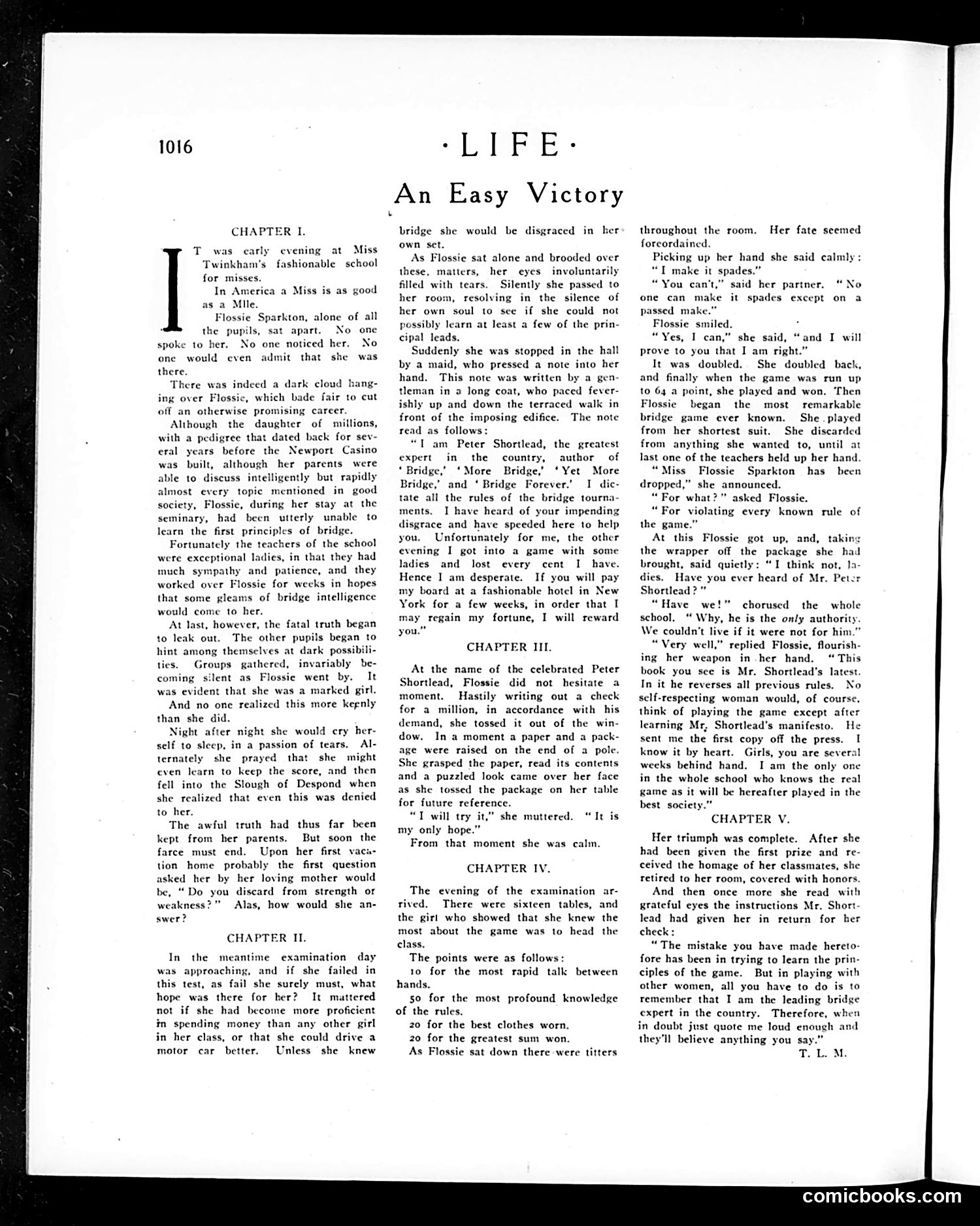 Life — May 25, 1911 — page 12: Life, 1911-05-25