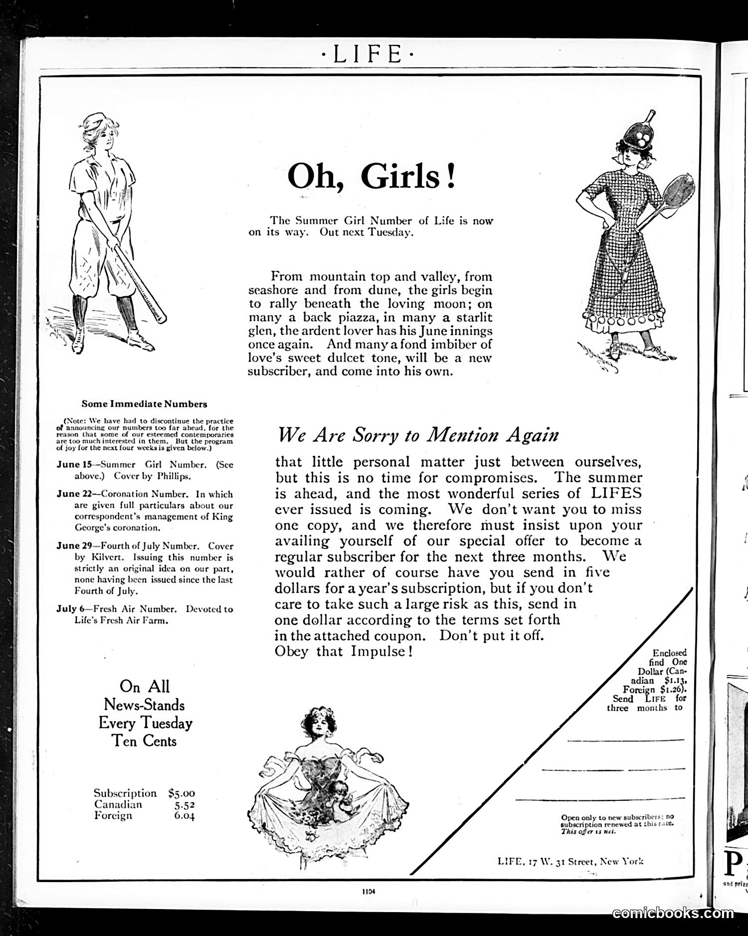 Life — June 8, 1911 — page 4: Life, 1911-06-08
