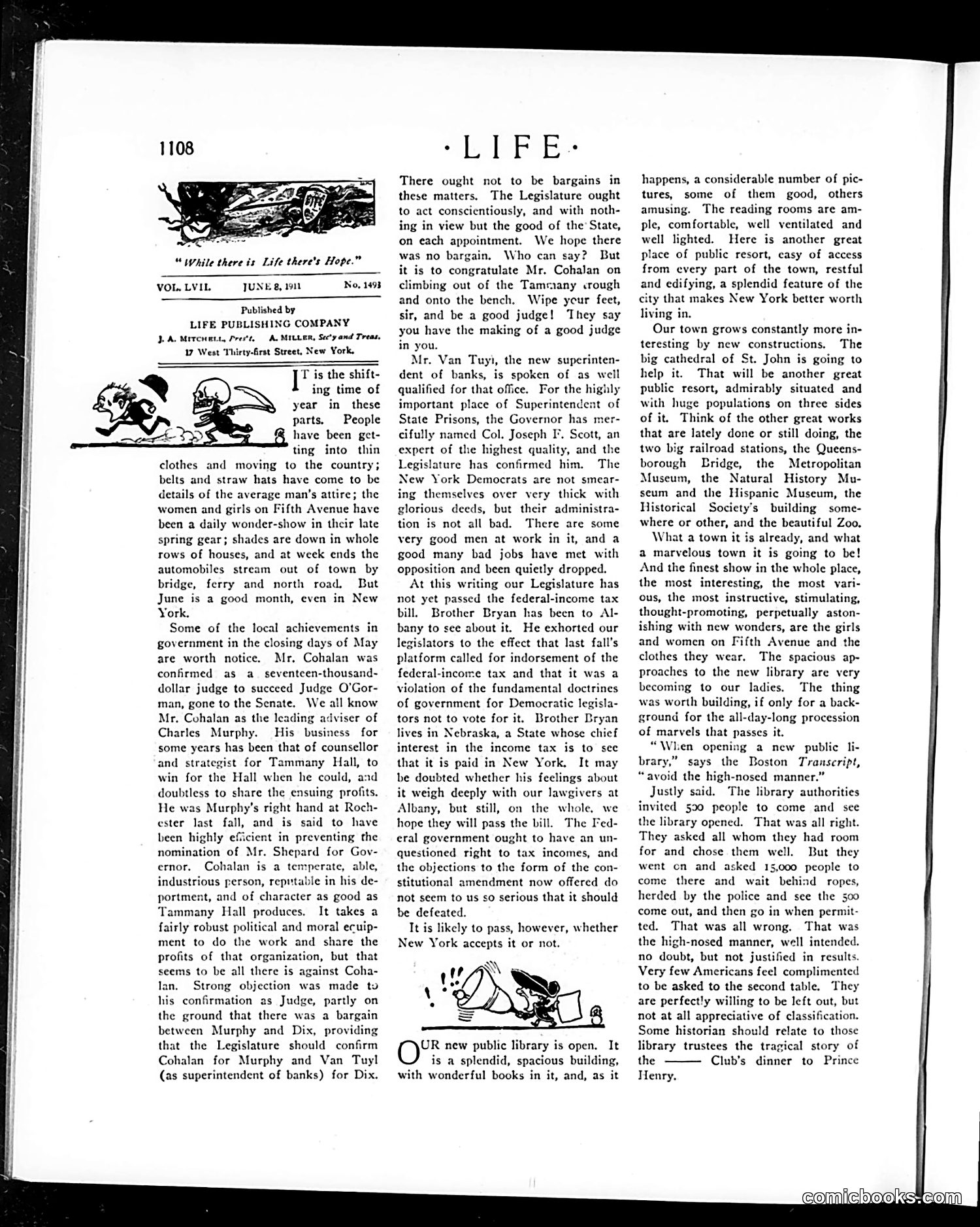Life — June 8, 1911 — page 8: Life, 1911-06-08