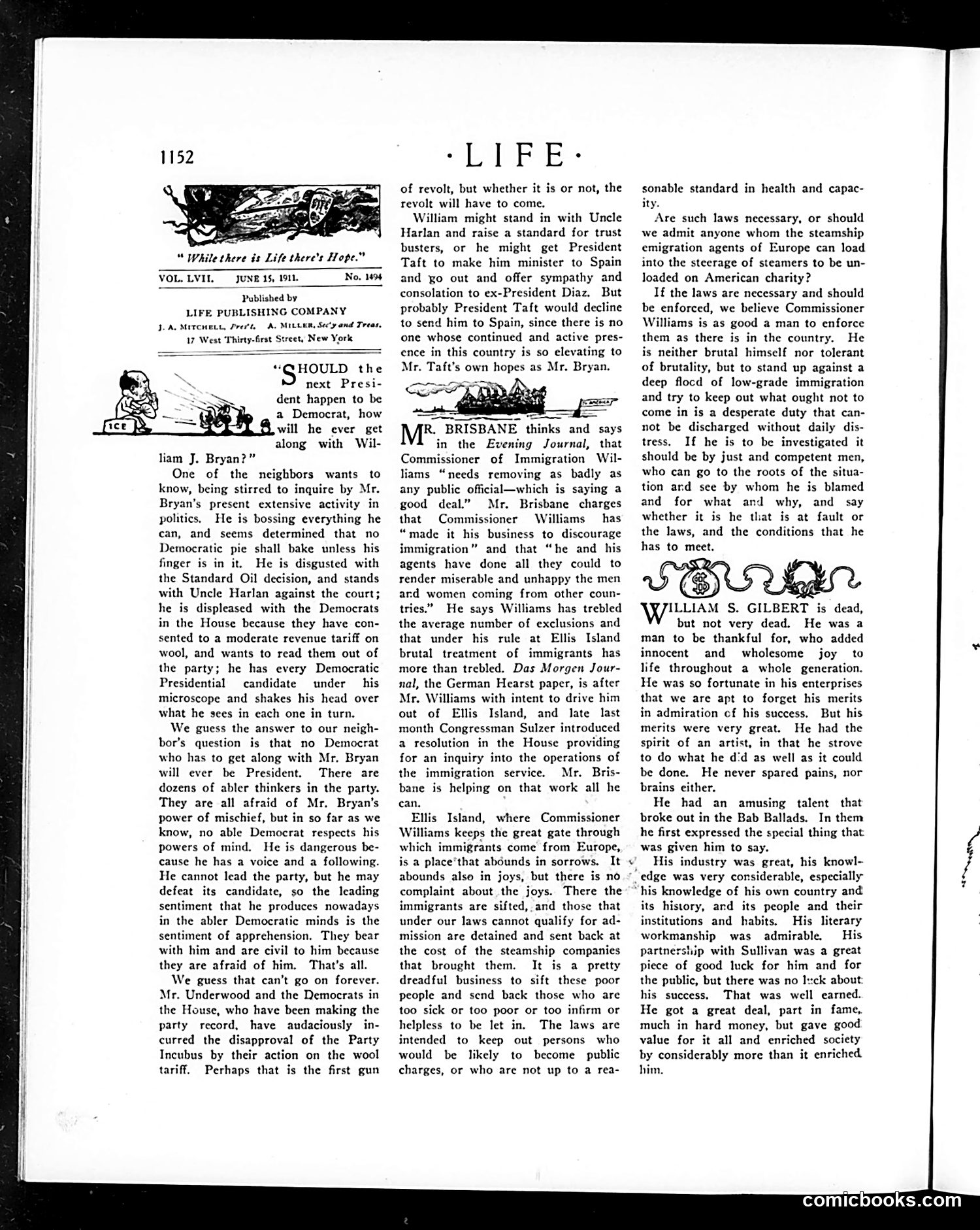 Life — June 15, 1911 — page 8: Life, 1911-06-15