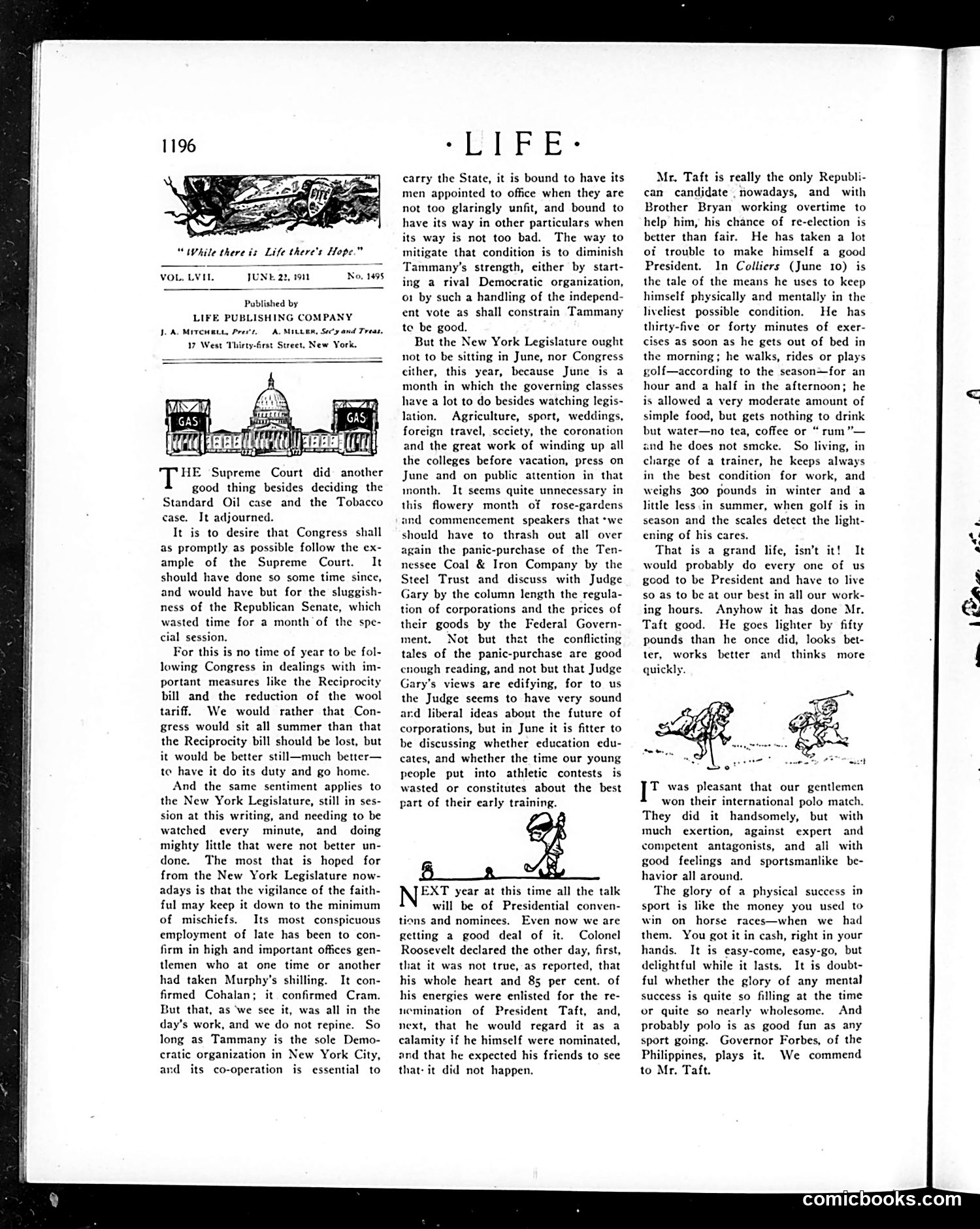 Life — June 22, 1911 — page 8: Life, 1911-06-22