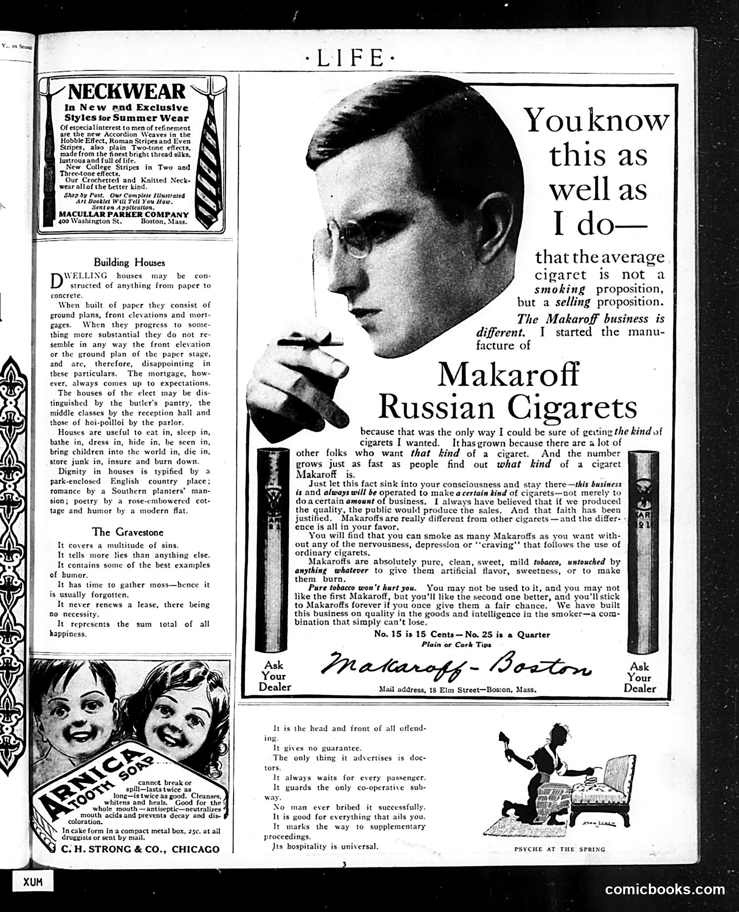 Life — July 6, 1911 — page 3: Life, 1911-07-06