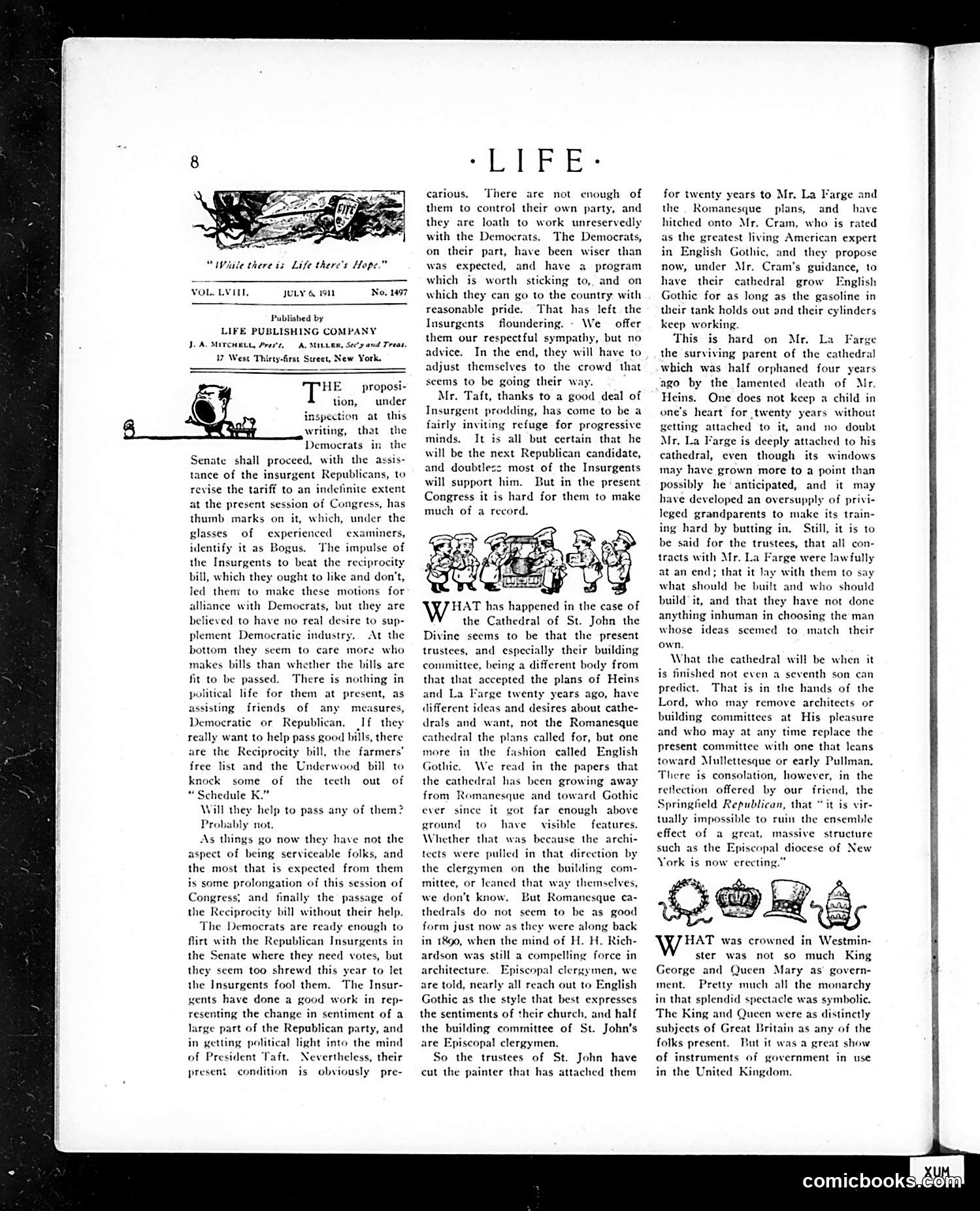 Life — July 6, 1911 — page 8: Life, 1911-07-06