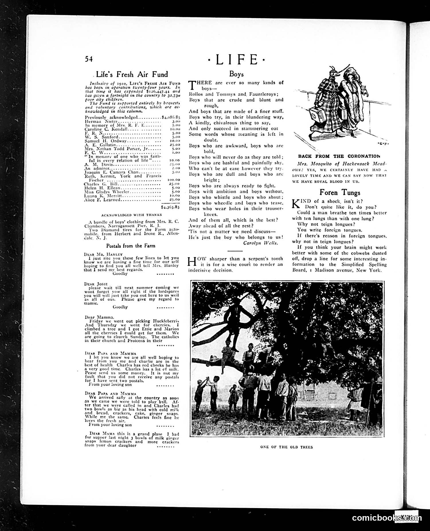 Life — July 13, 1911 — page 10: Life, 1911-07-13