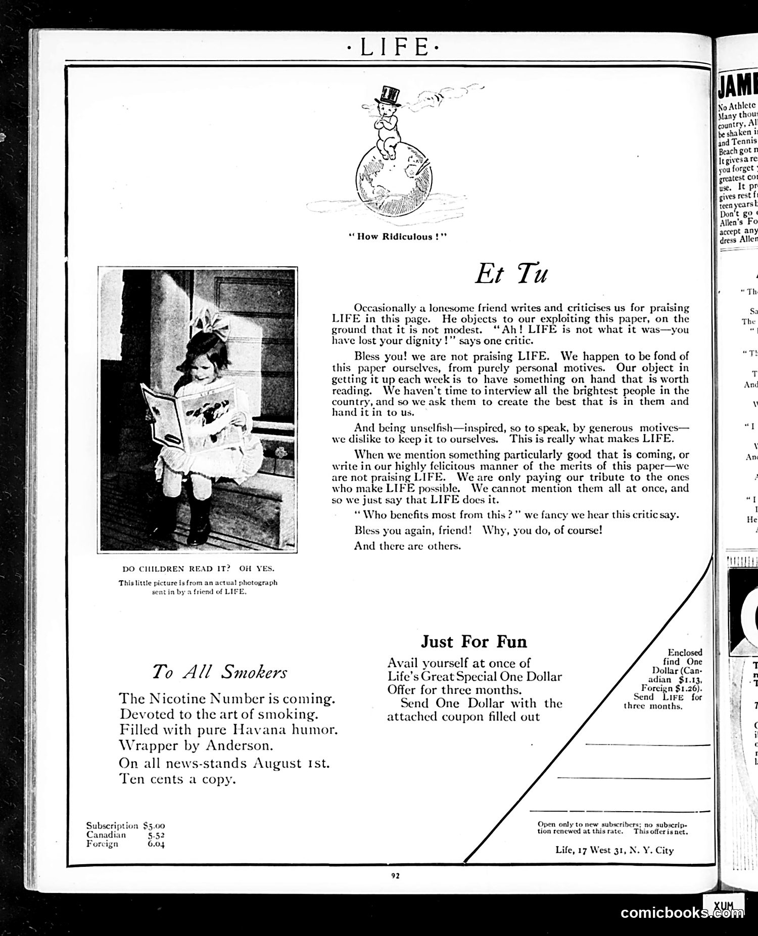 Life — July 20, 1911 — page 4: Life, 1911-07-20