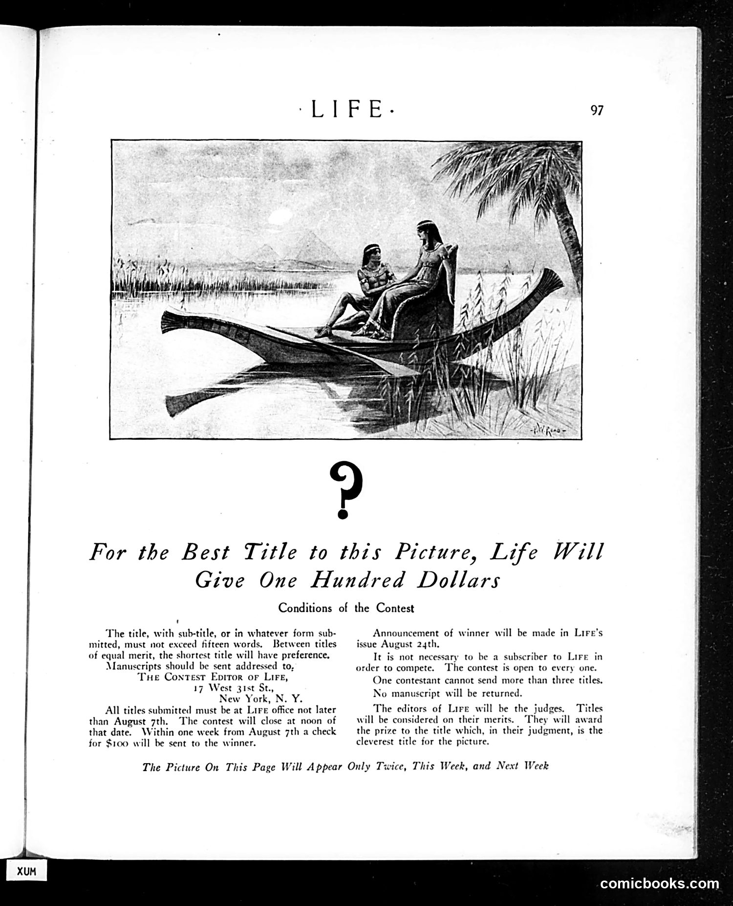 Life — July 20, 1911 — page 9: Life, 1911-07-20