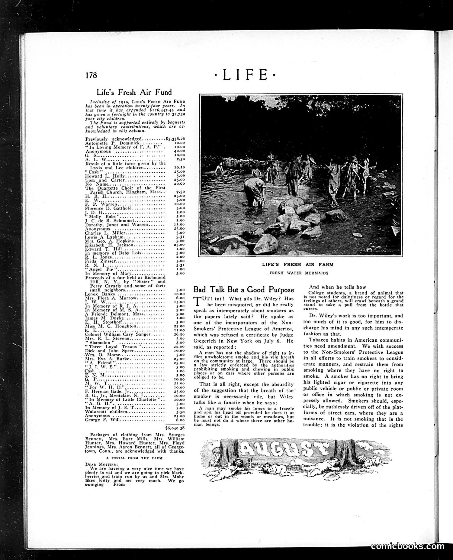 Life — August 3, 1911 — page 10: Life, 1911-08-03