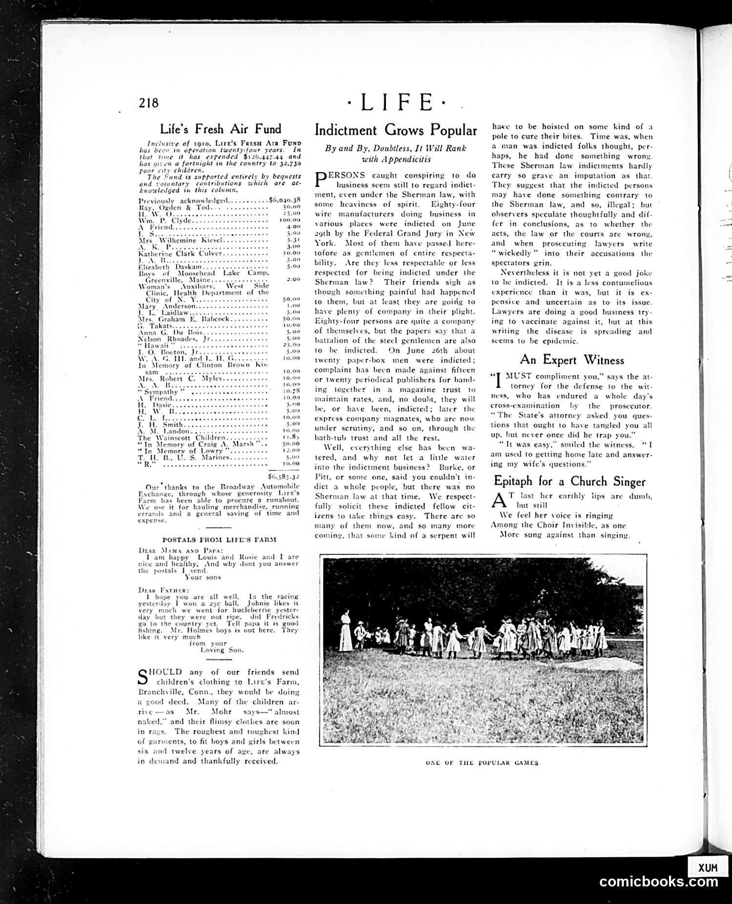 Life — August 10, 1911 — page 10: Life, 1911-08-10