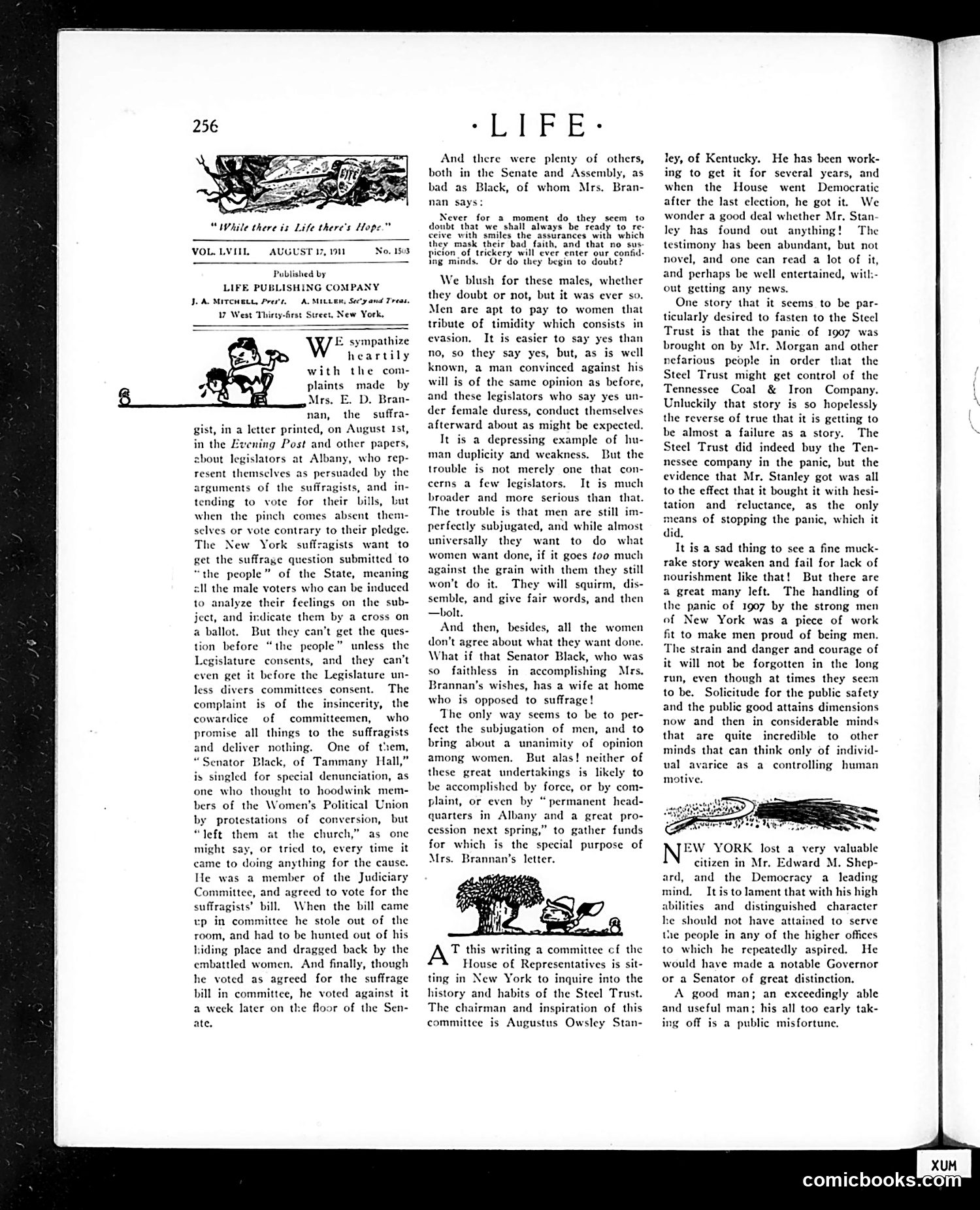 Life — August 17, 1911 — page 8: Life, 1911-08-17