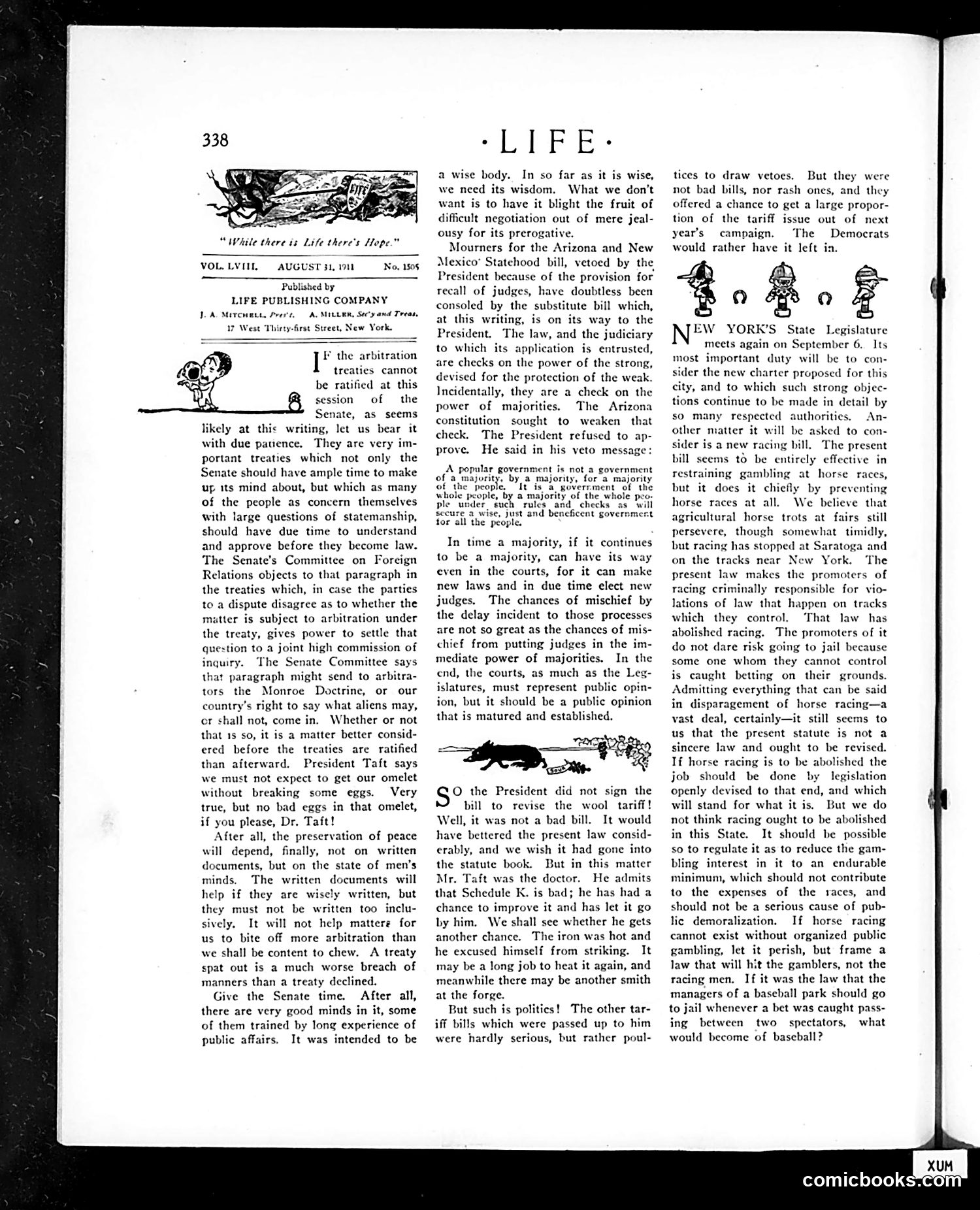 Life — August 31, 1911 — page 10: Life, 1911-08-31