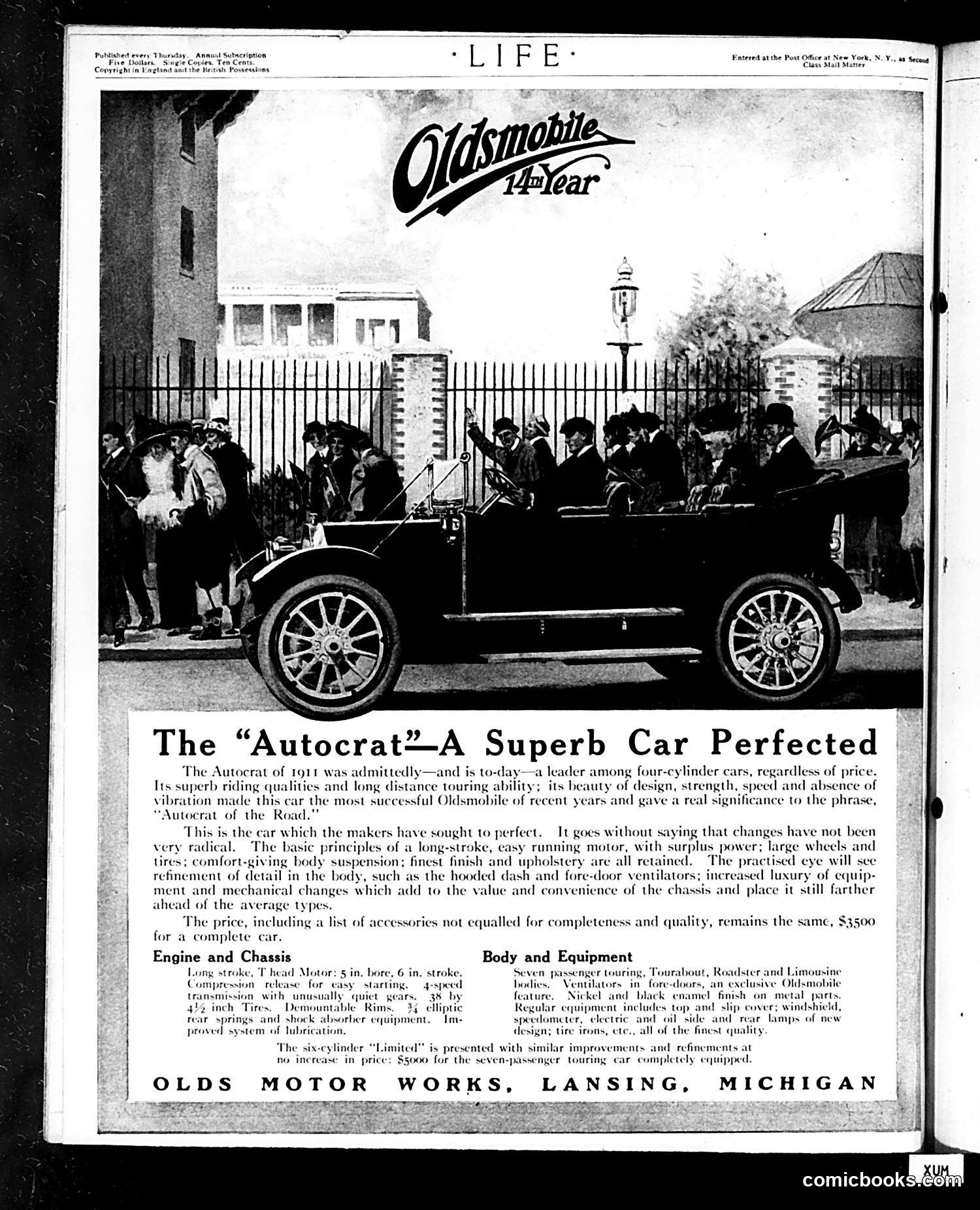 Life — September 7, 1911 — page 2: Life, 1911-09-07