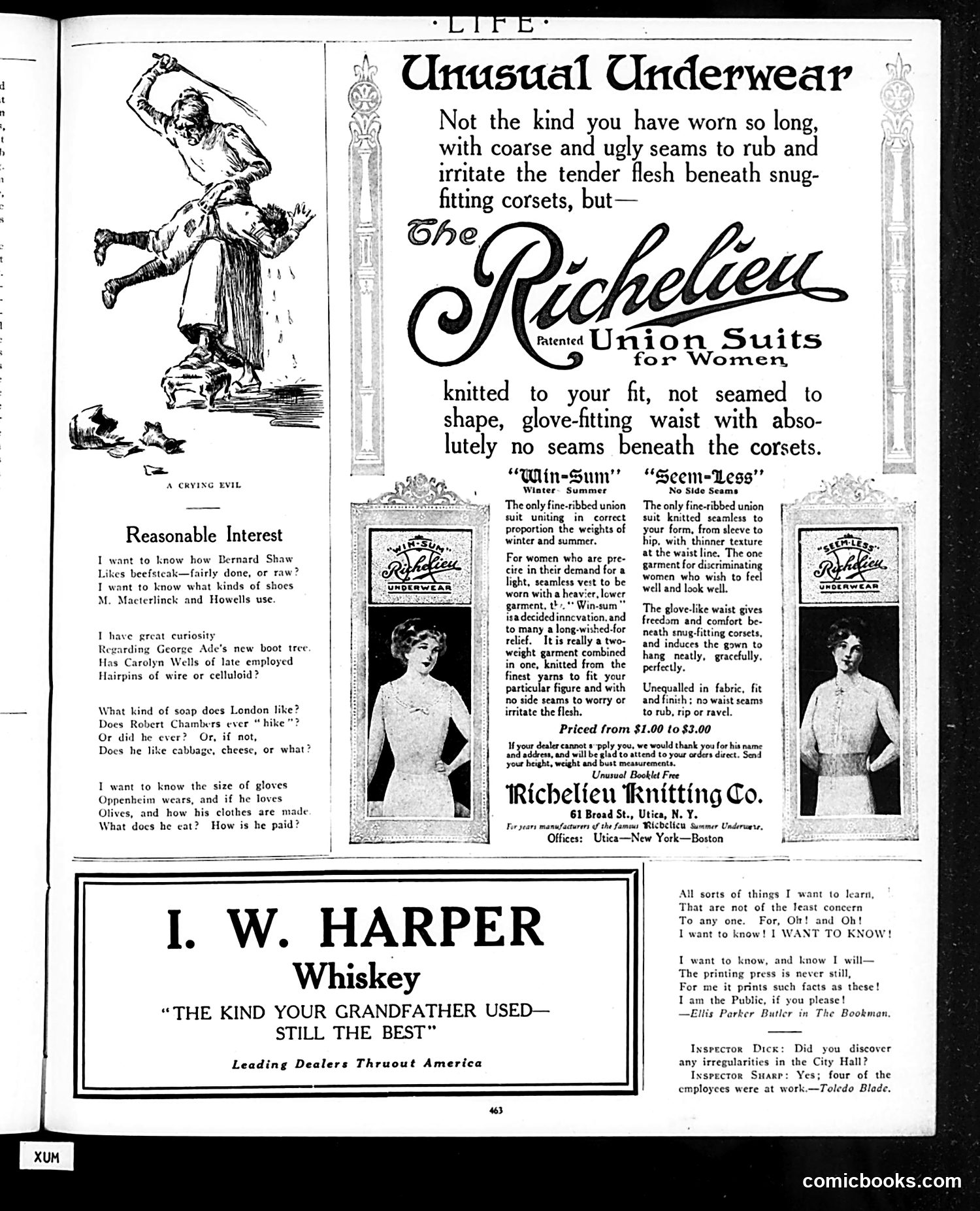 Life — September 21, 1911 — page 9: Life, 1911-09-21