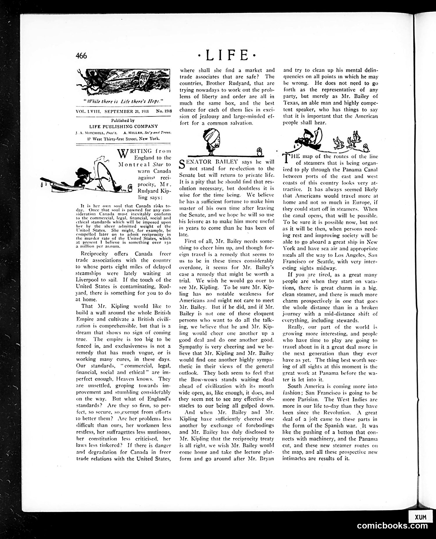 Life — September 21, 1911 — page 12: Life, 1911-09-21