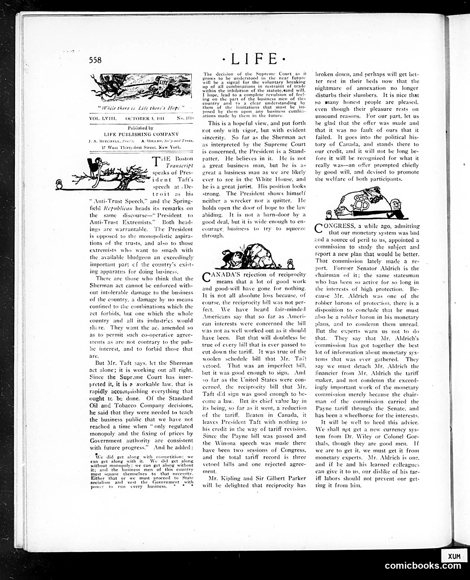 Life — October 5, 1911 — page 10: Life, 1911-10-05