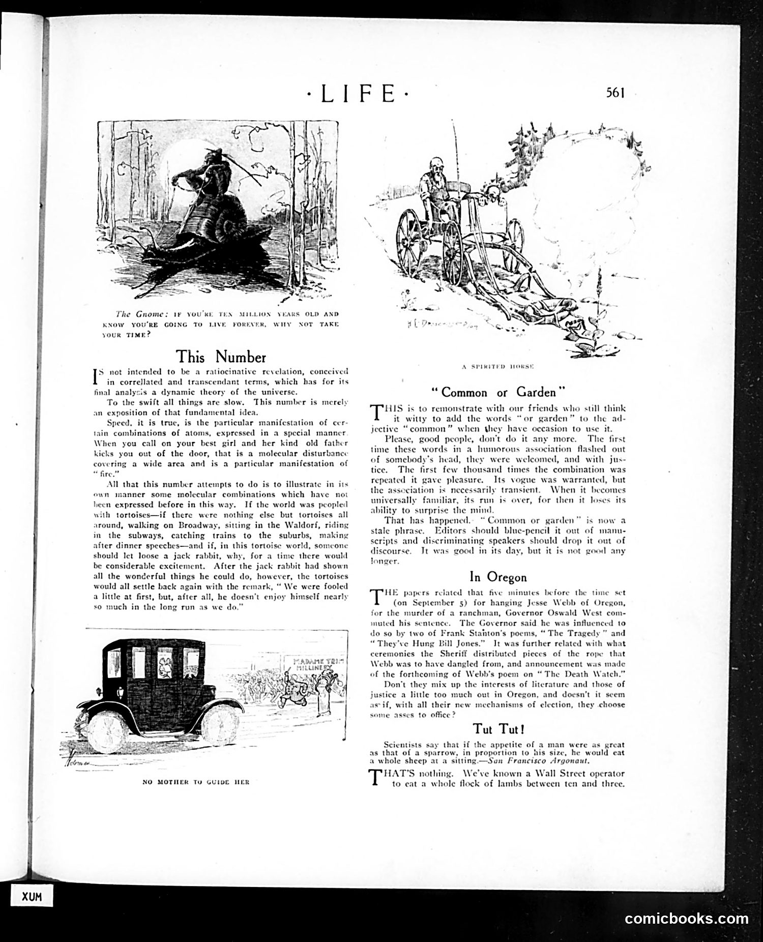 Life — October 5, 1911 — page 13: Life, 1911-10-05