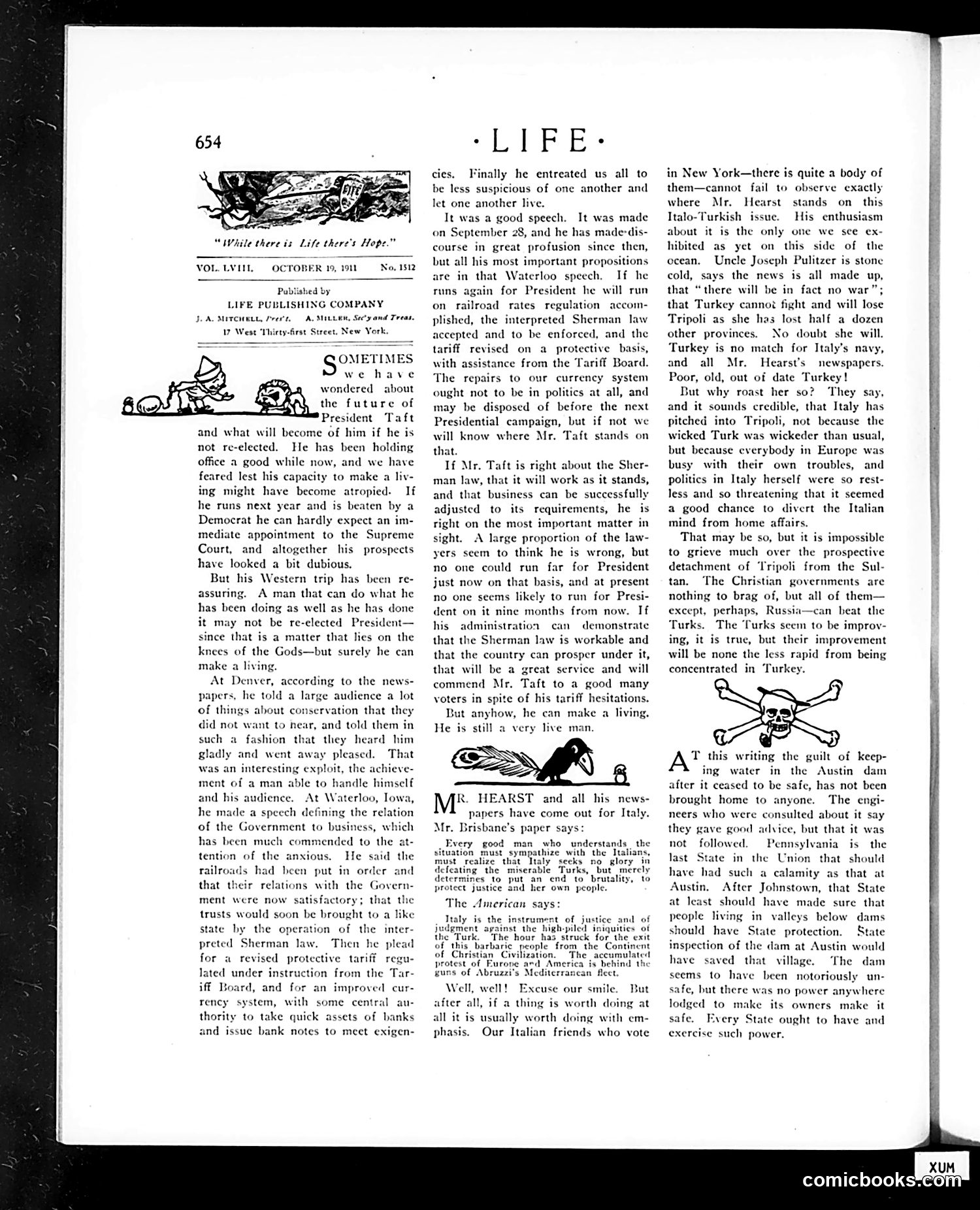 Life — October 19, 1911 — page 10: Life, 1911-10-19