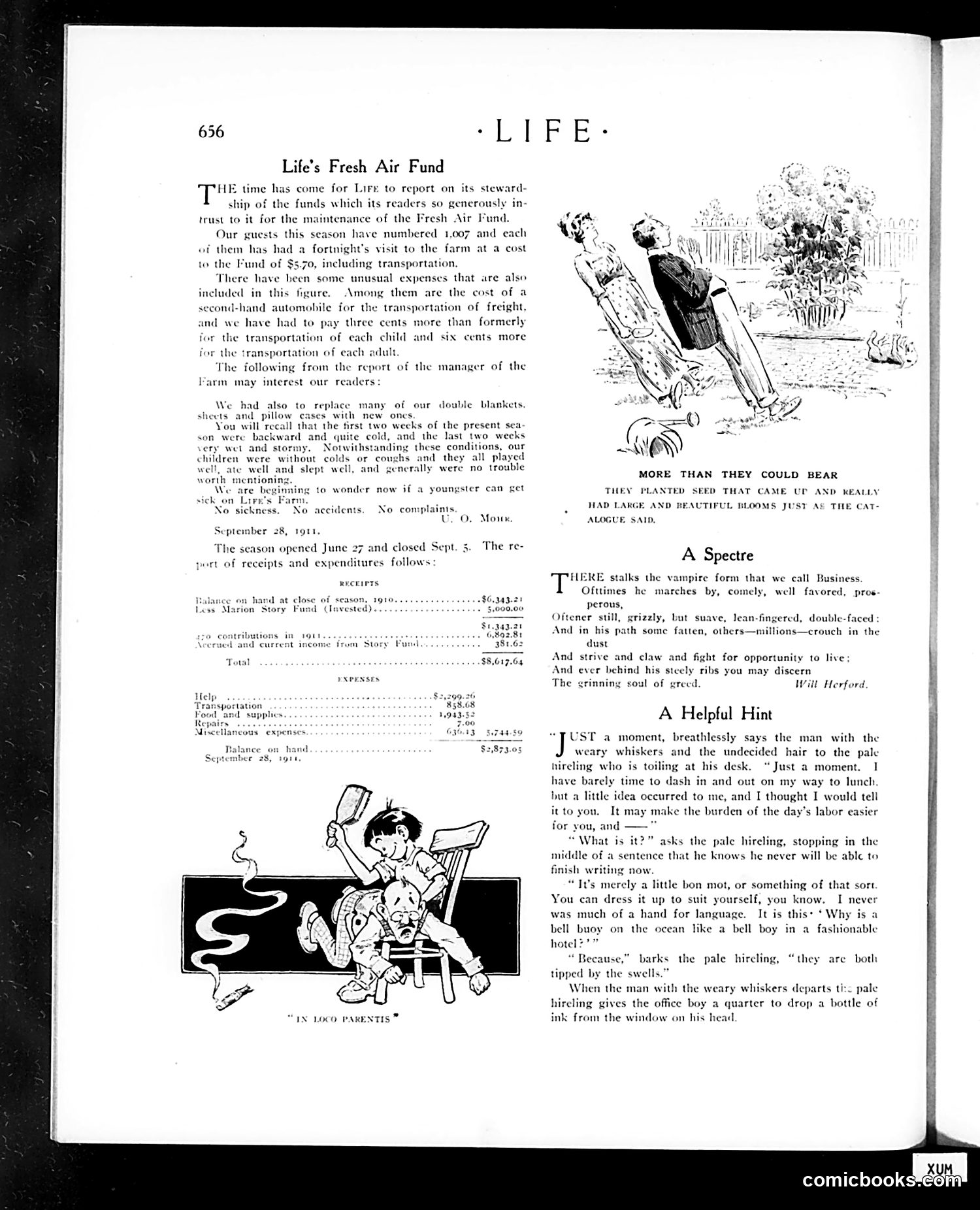 Life — October 19, 1911 — page 12: Life, 1911-10-19
