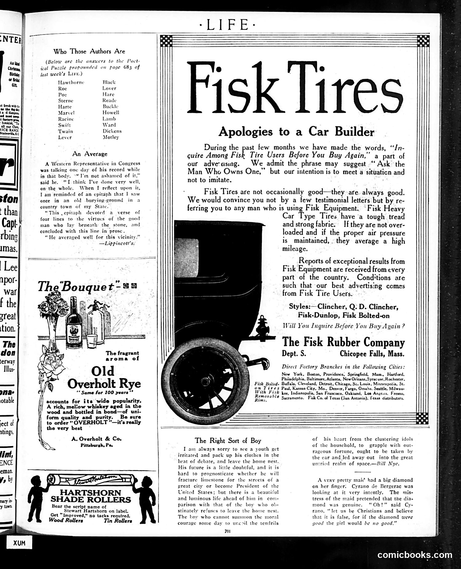 Life — October 26, 1911 — page 9: Life, 1911-10-26
