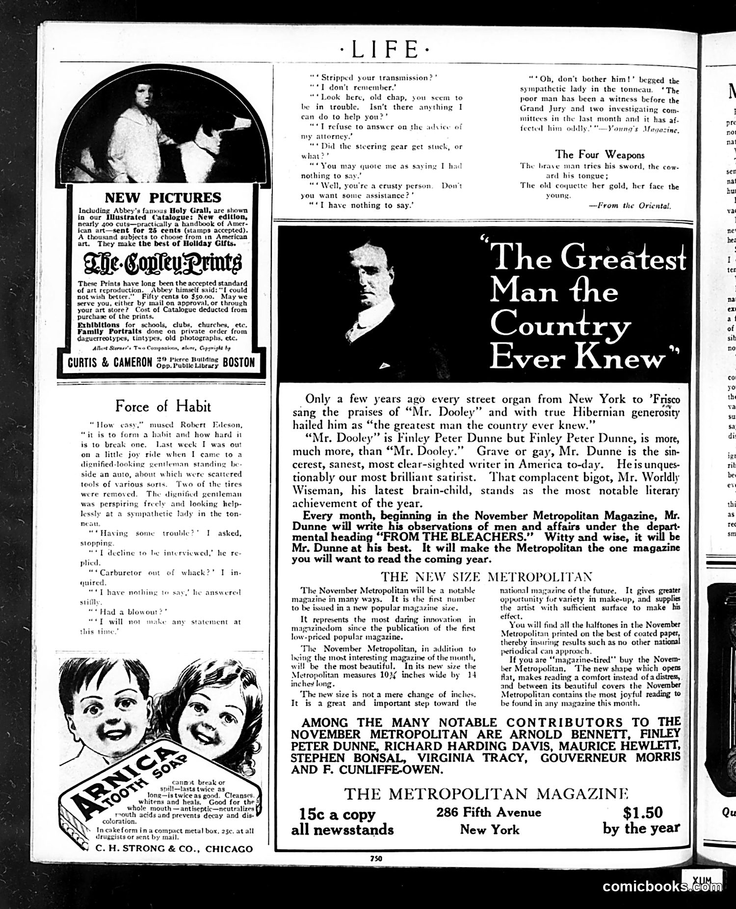 Life — November 2, 1911 — page 8: Life, 1911-11-02