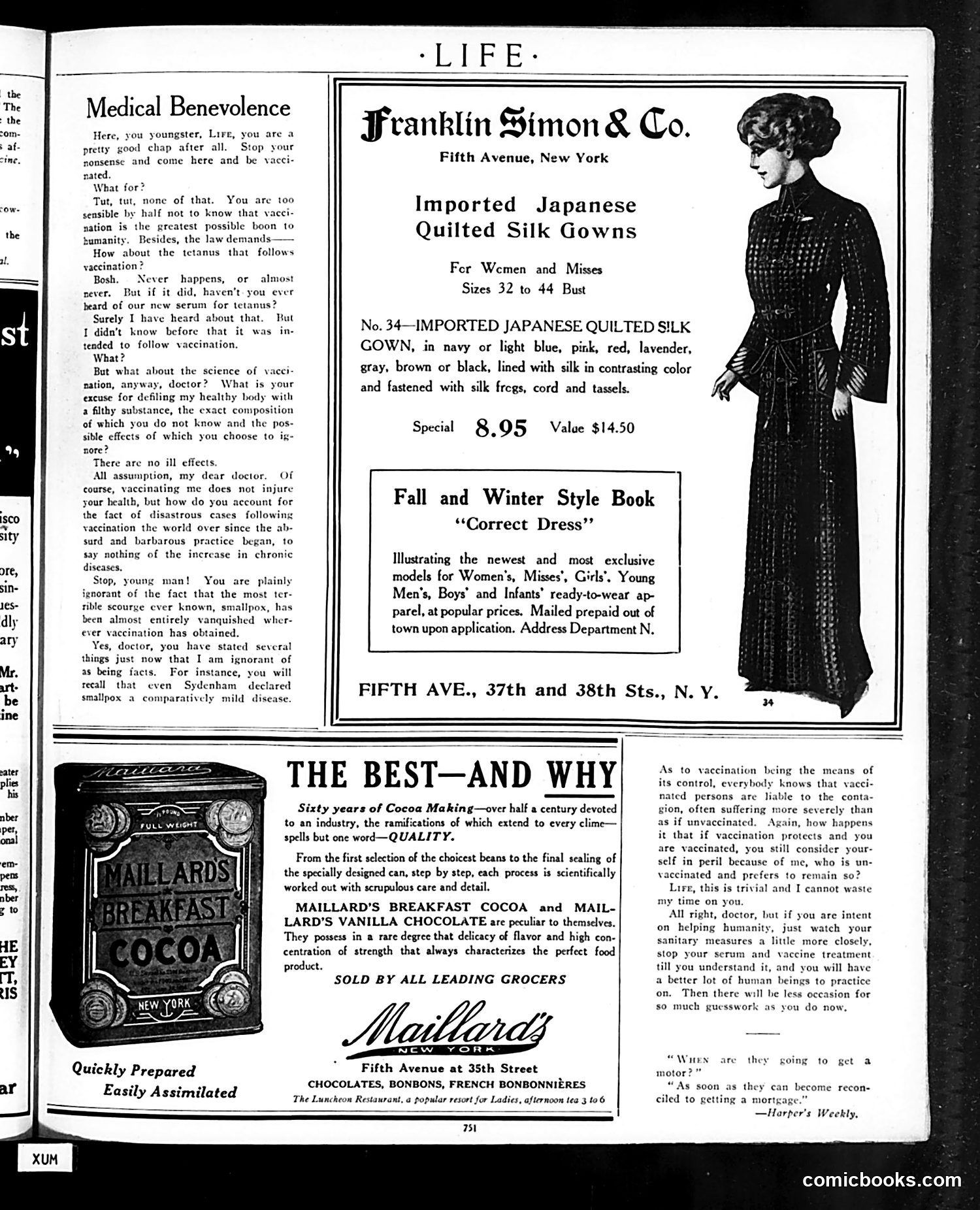 Life — November 2, 1911 — page 9: Life, 1911-11-02