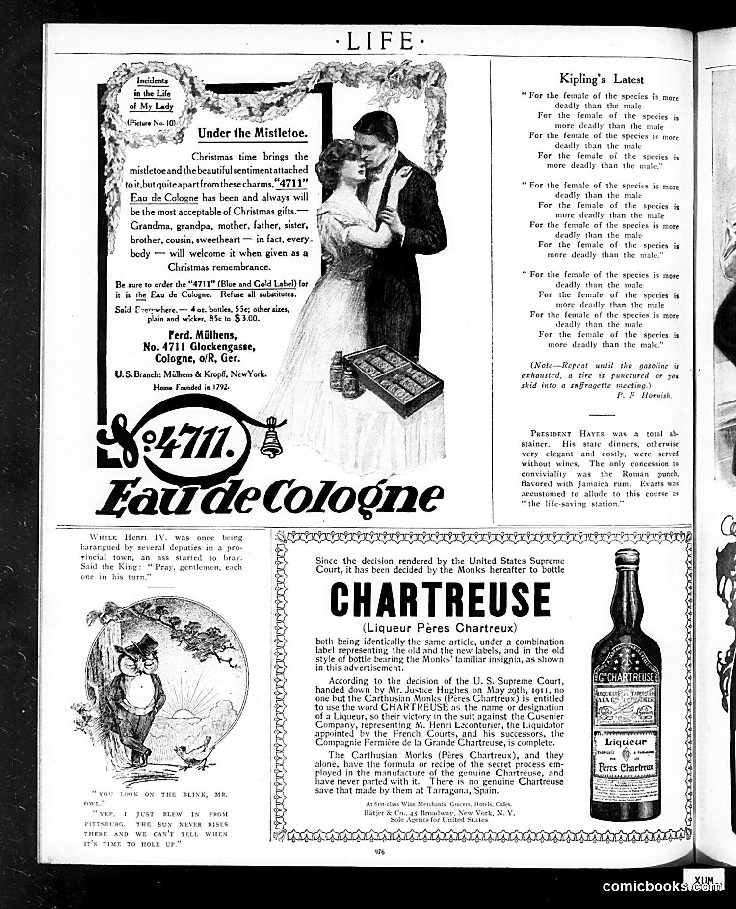 Life — December 7, 1911 — page 10: Life, 1911-12-07