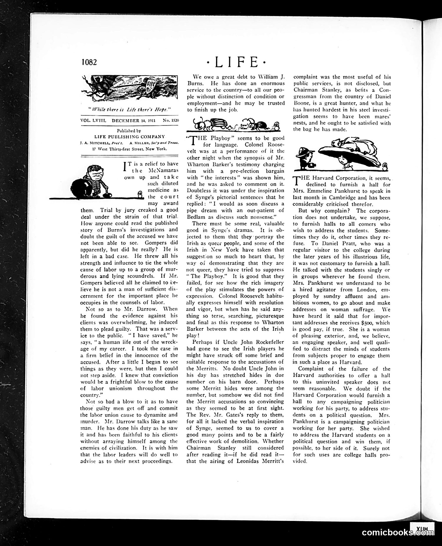 Life — December 14, 1911 — page 8: Life, 1911-12-14