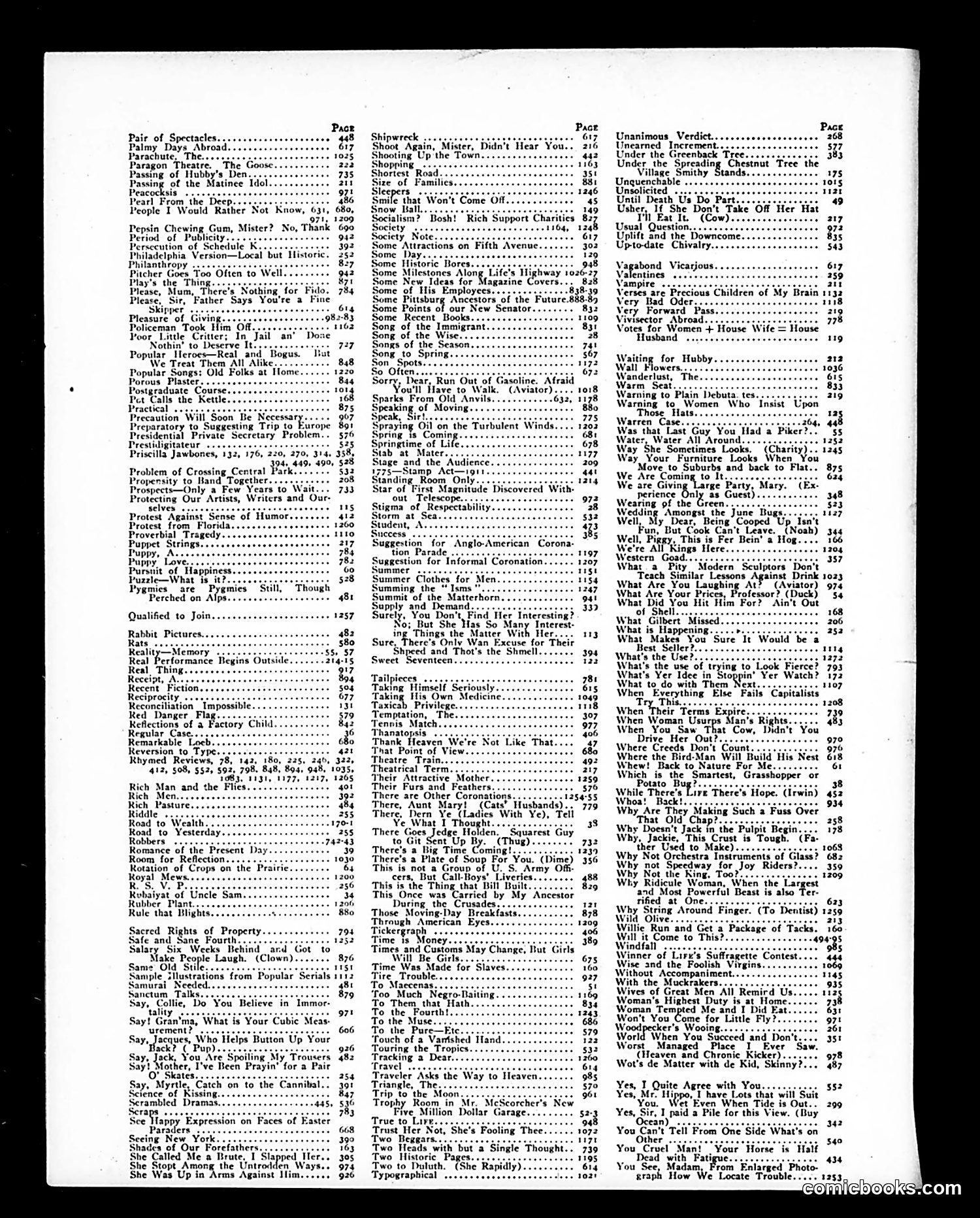 Life — 1911 — page 2: Life, 1911