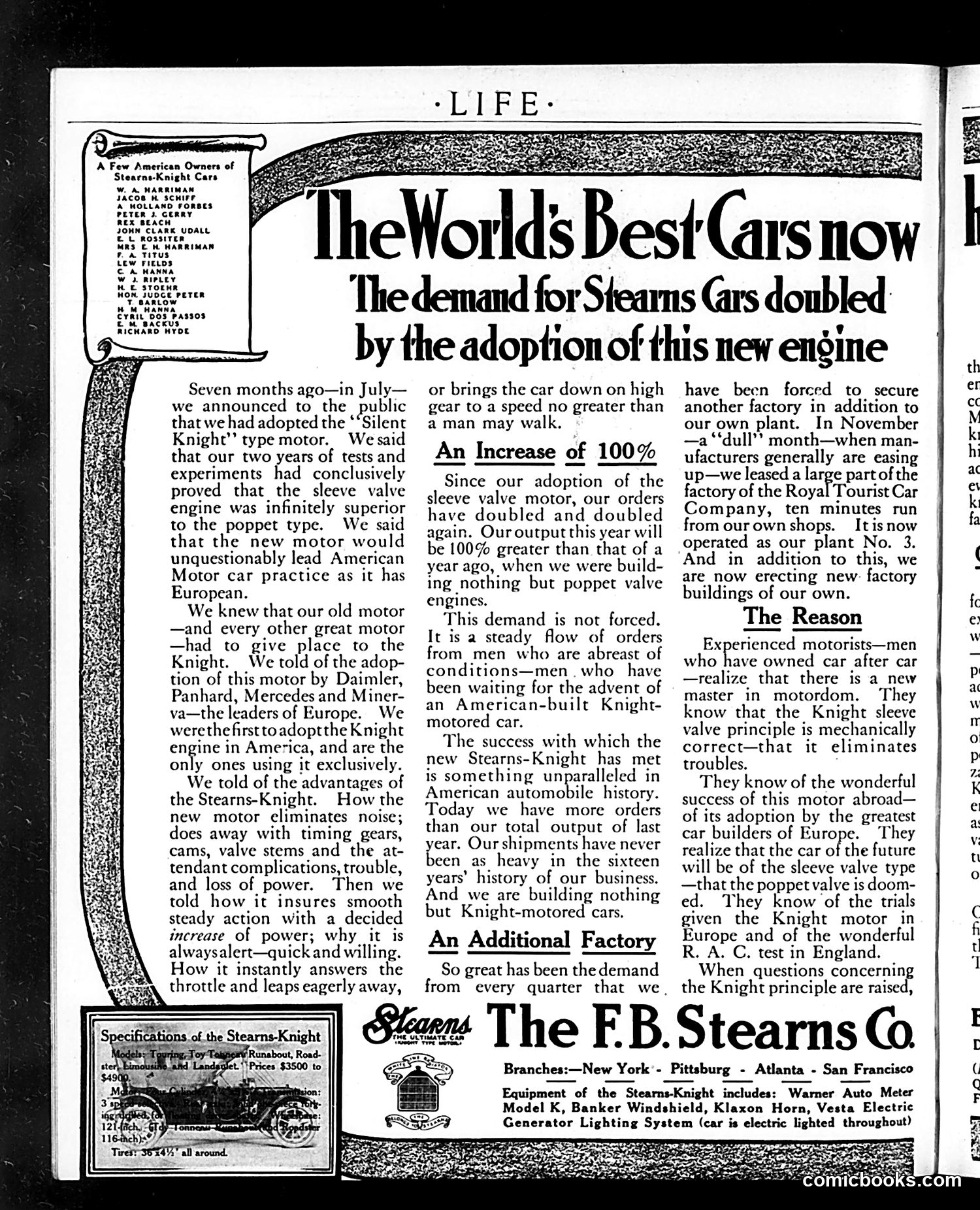 Life — January 4, 1912 — page 8: Life, 1912-01-04