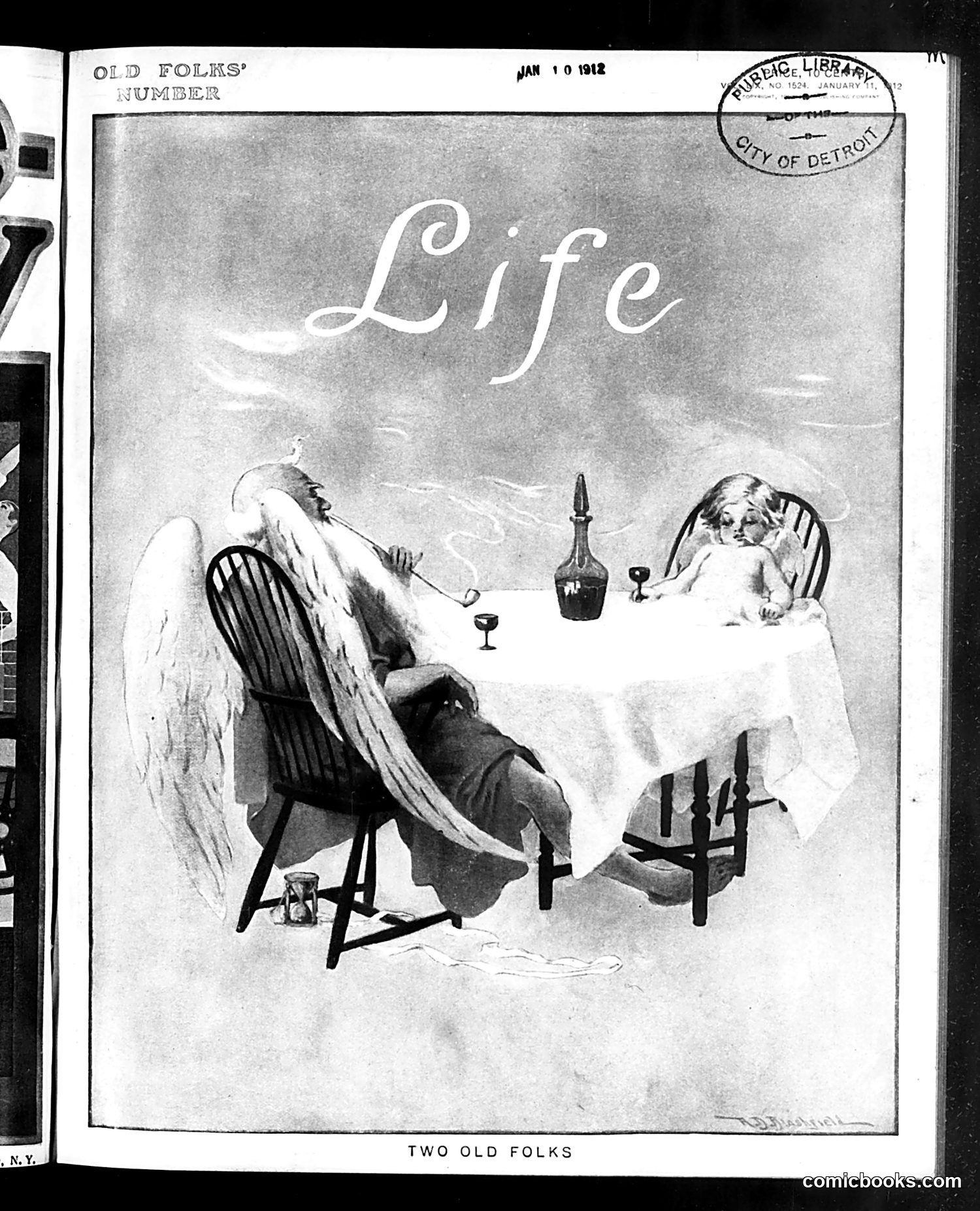 Life — January 11, 1912 — page 1: Life, 1912-01-11