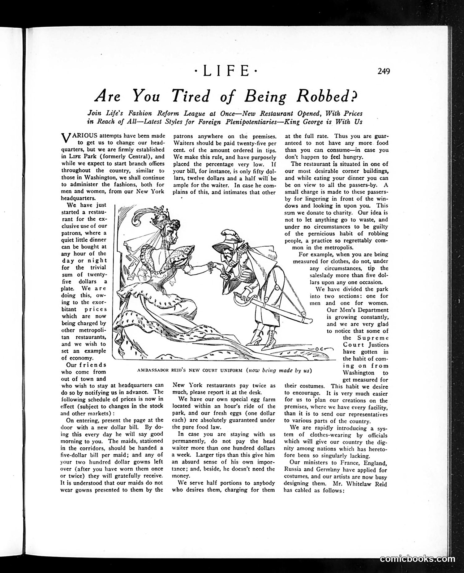 Life — February 1, 1912 — page 13: Life, 1912-02-01