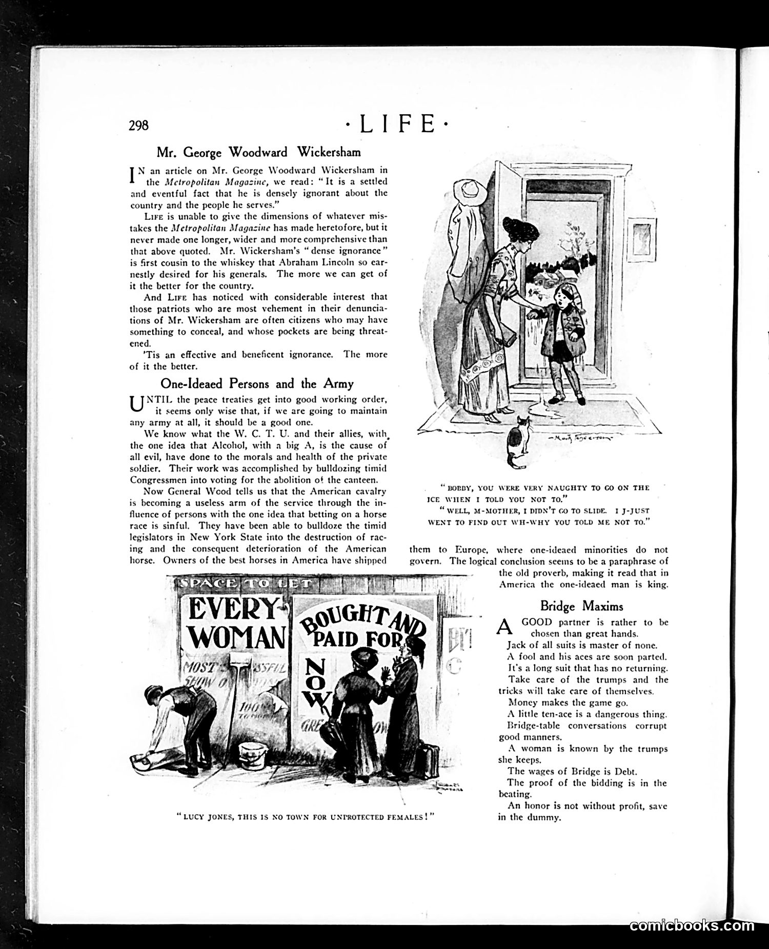 Life — February 8, 1912 — page 14: Life, 1912-02-08