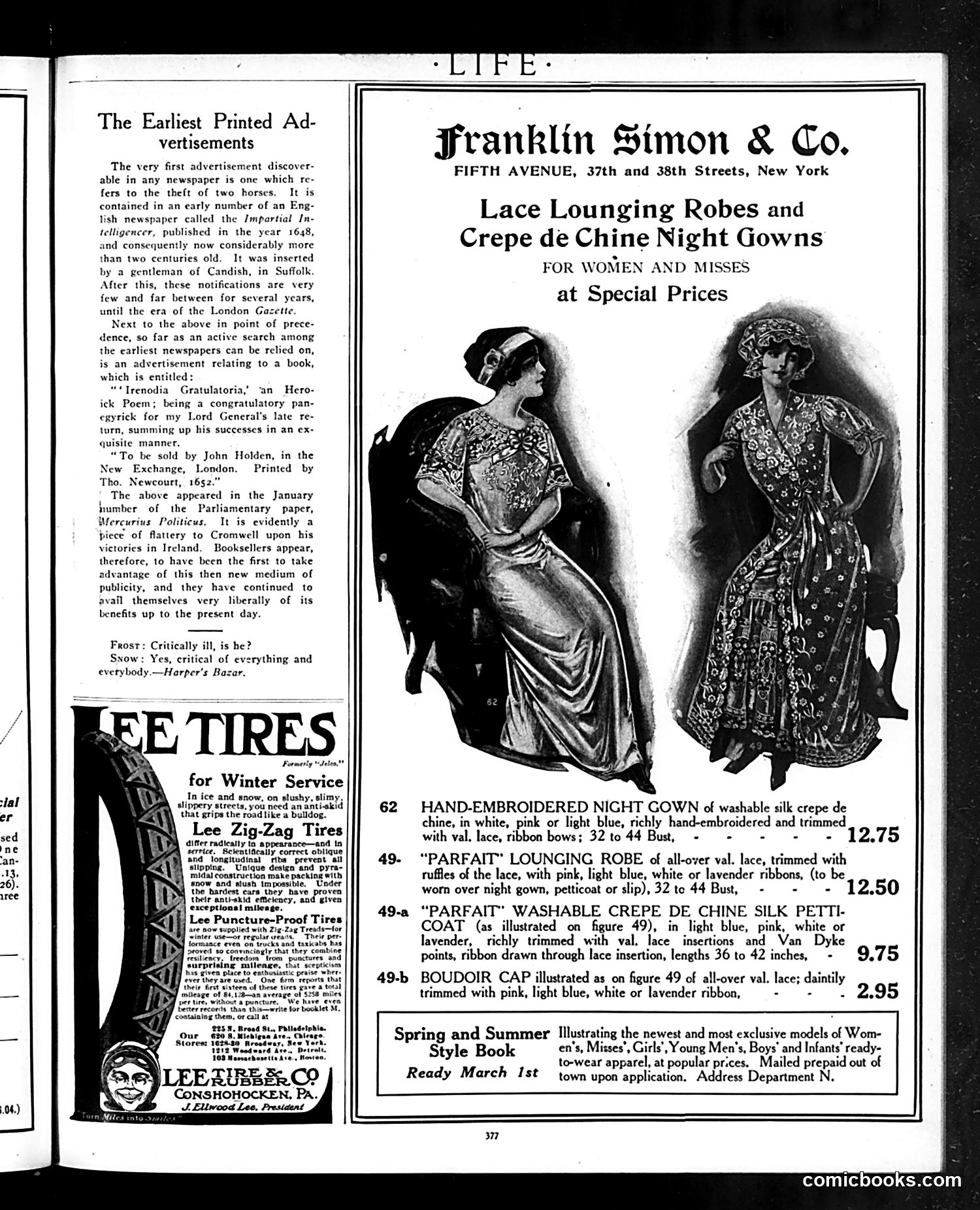Life — February 22, 1912 — page 5: Life, 1912-02-22