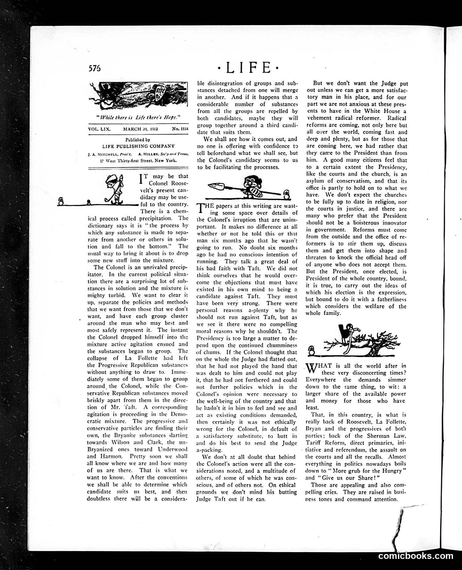 Life — March 21, 1912 — page 12: Life, 1912-03-21