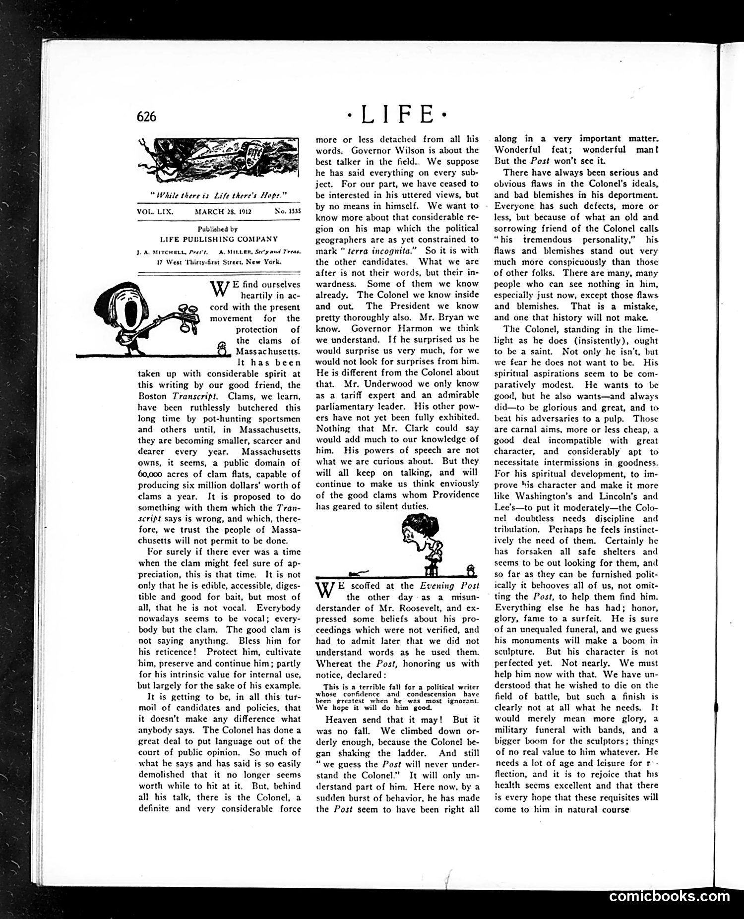Life — March 28, 1912 — page 10: Life, 1912-03-28