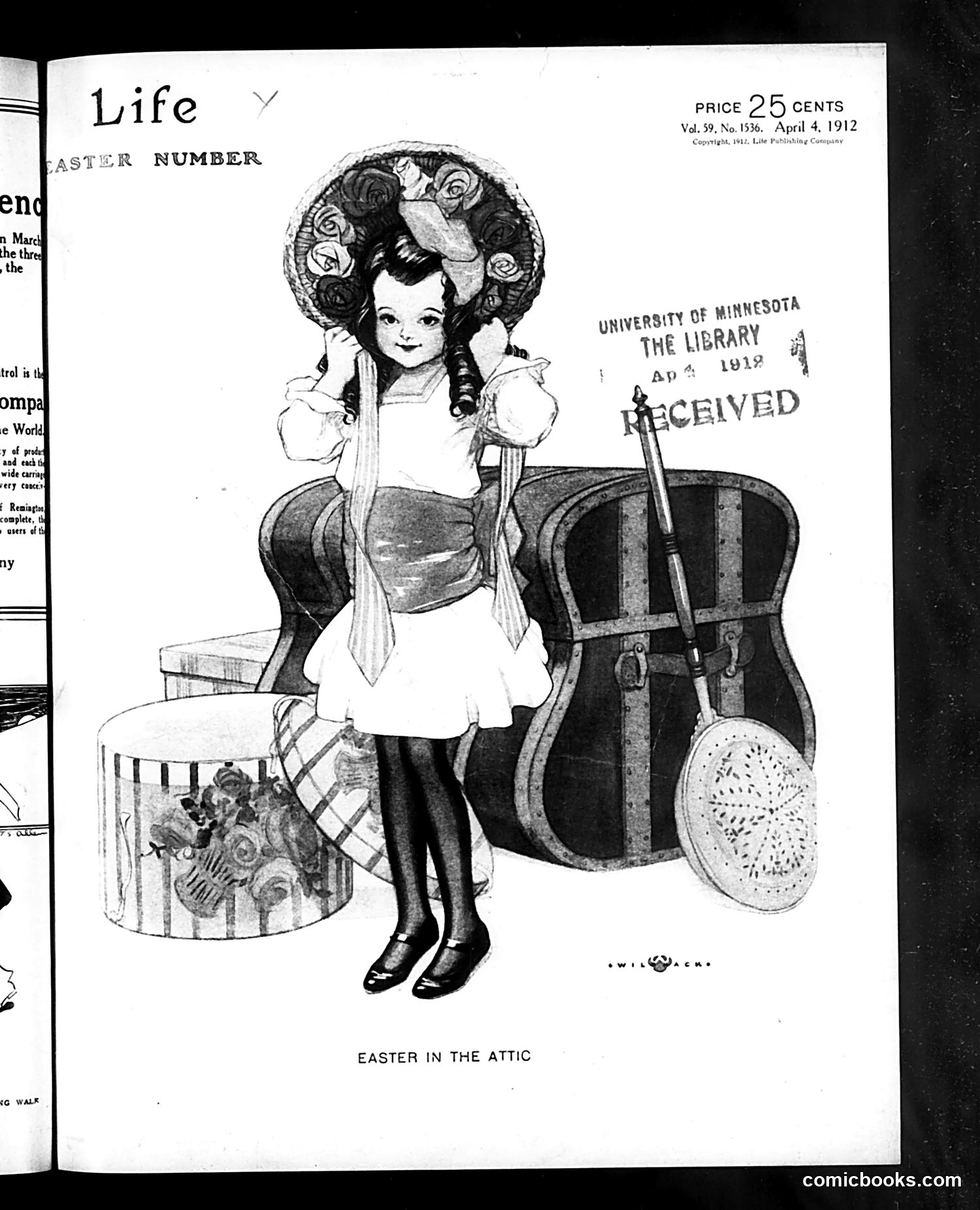 Life — April 4, 1912 — page 1: Life, 1912-04-04