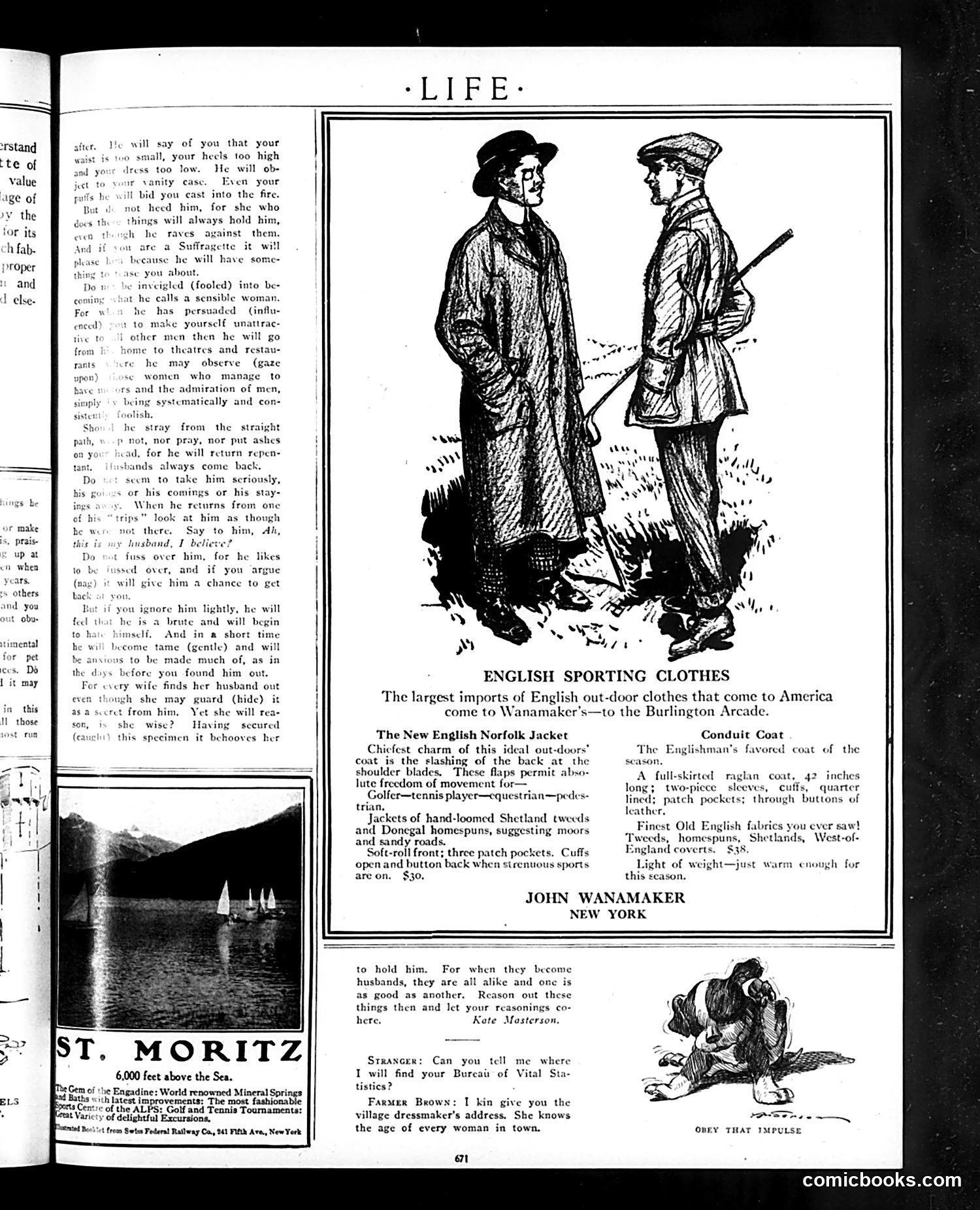 Life — April 4, 1912 — page 7: Life, 1912-04-04