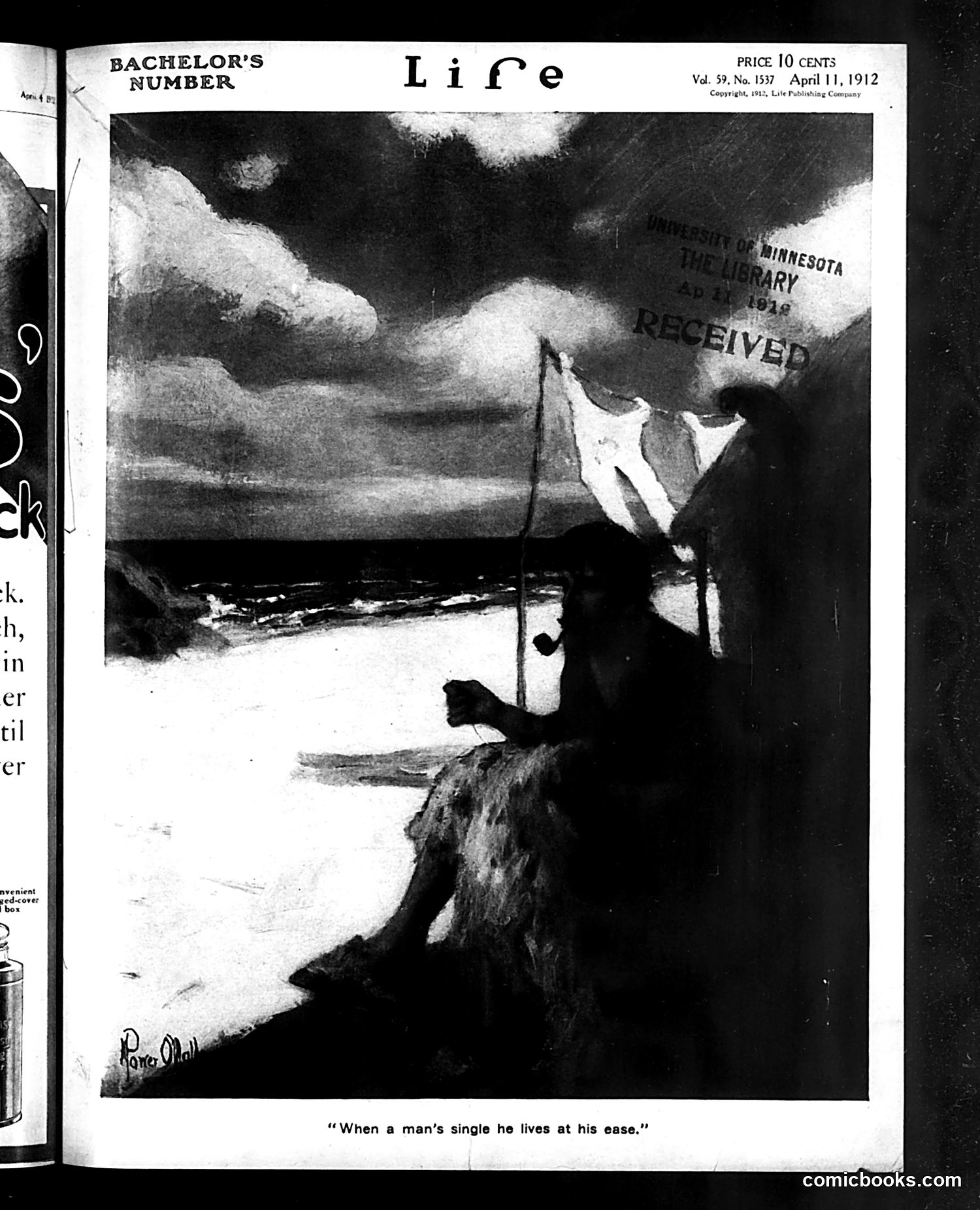 Life — April 11, 1912 — page 1: Life, 1912-04-11
