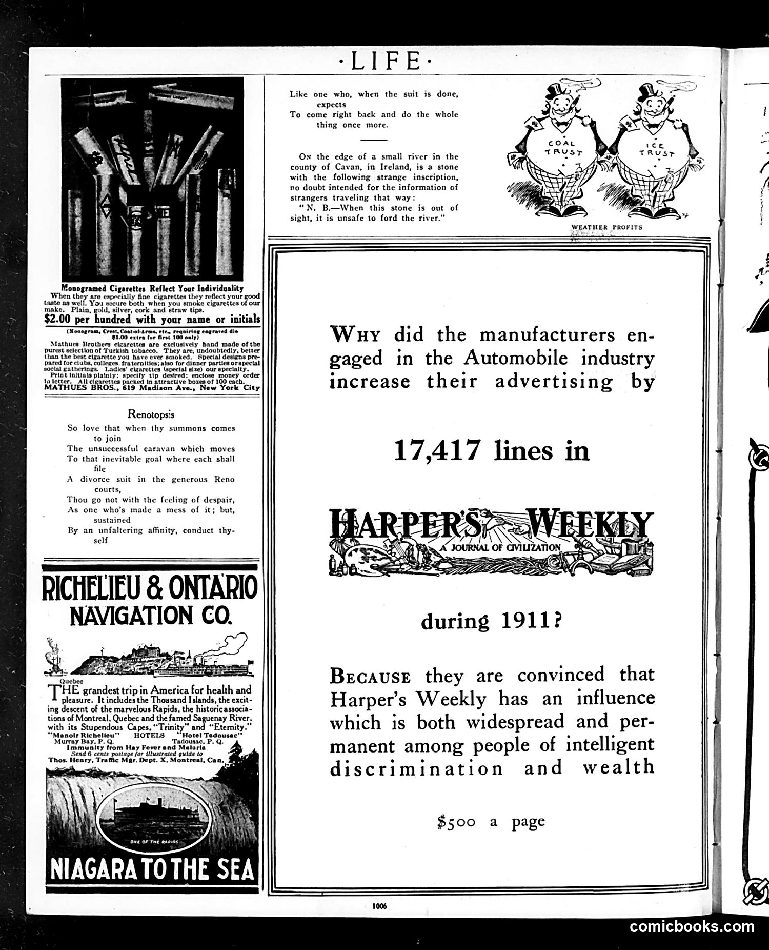Life — May 16, 1912 — page 6: Life, 1912-05-16
