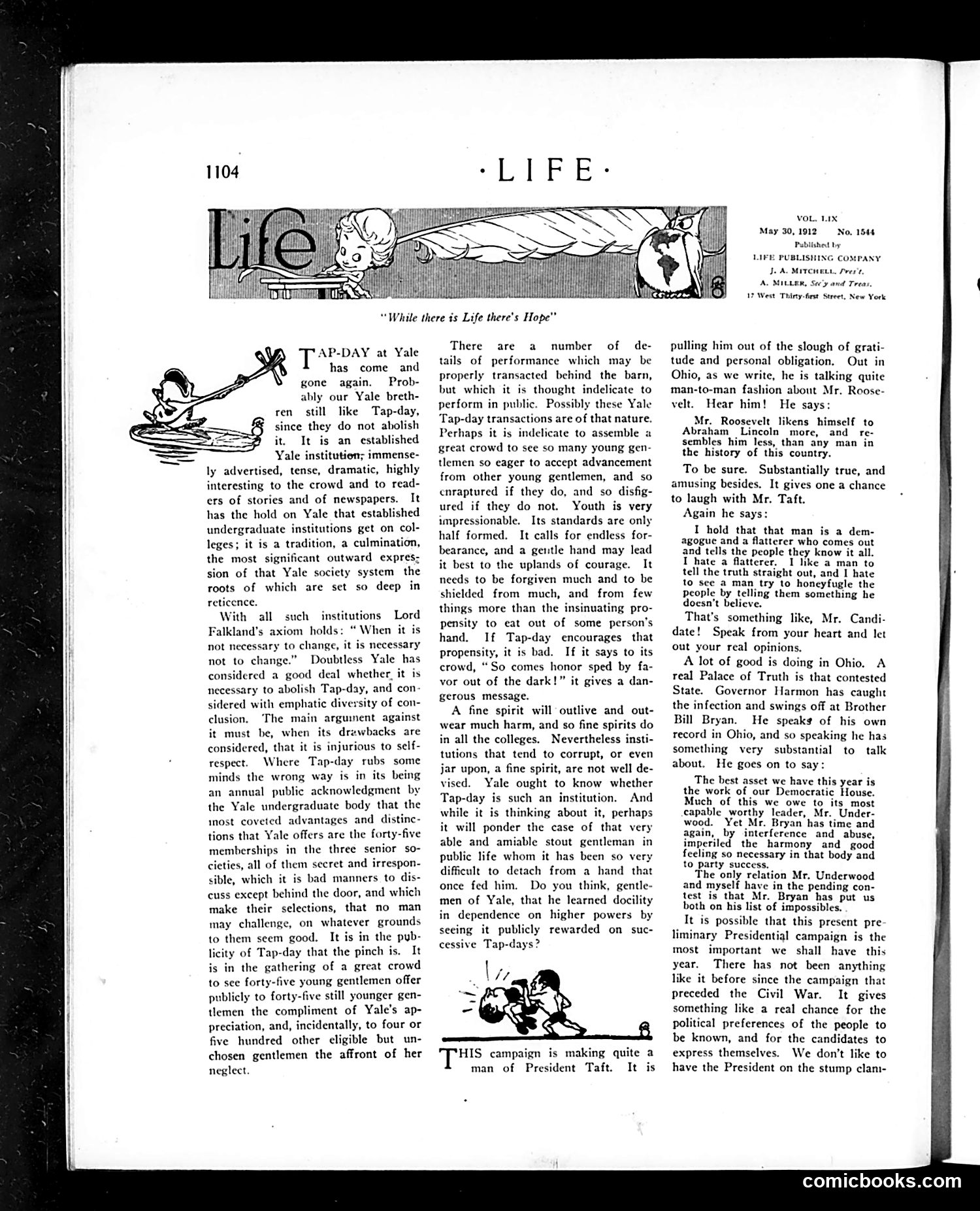 Life — May 30, 1912 — page 8: Life, 1912-05-30