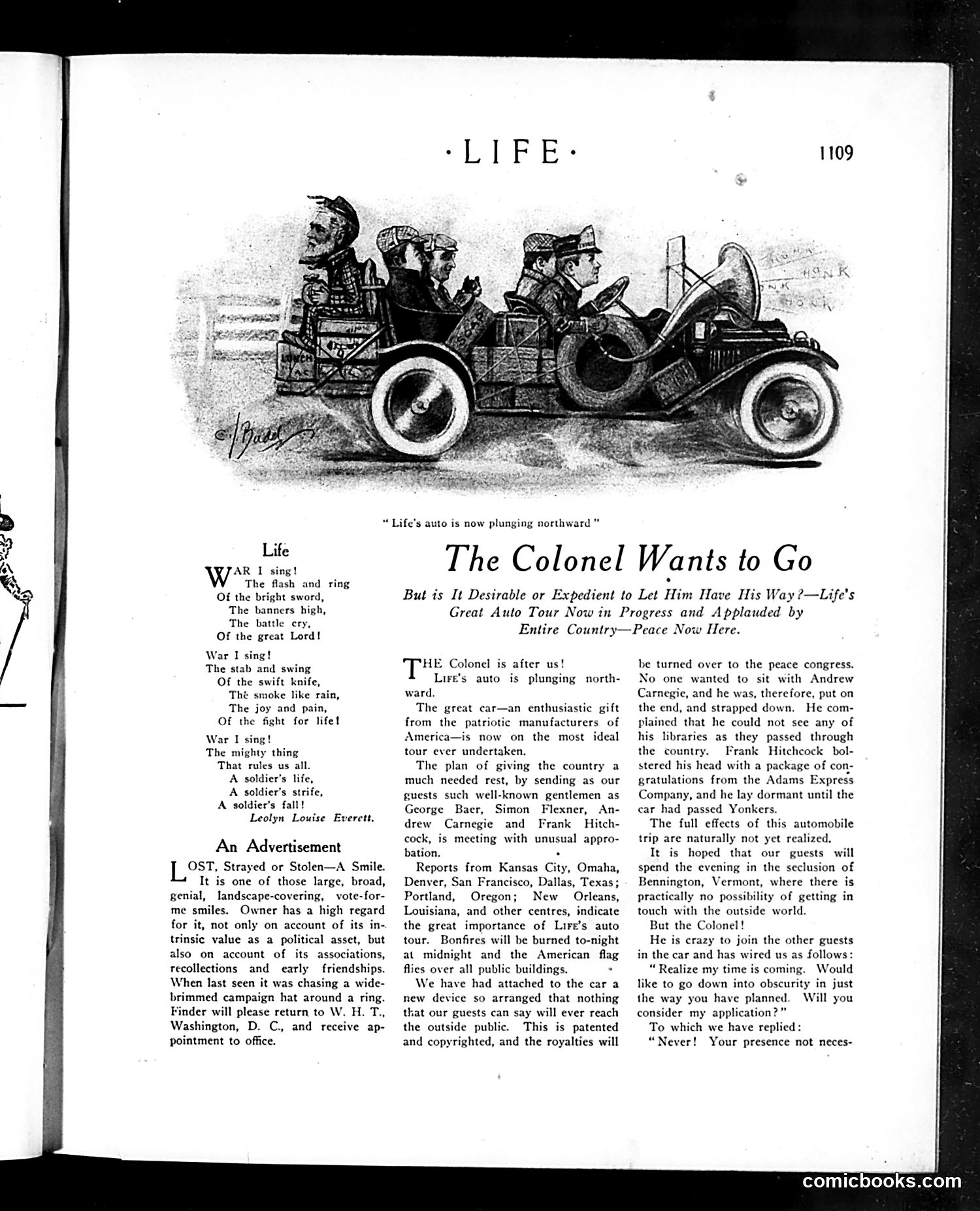 Life — May 30, 1912 — page 13: Life, 1912-05-30