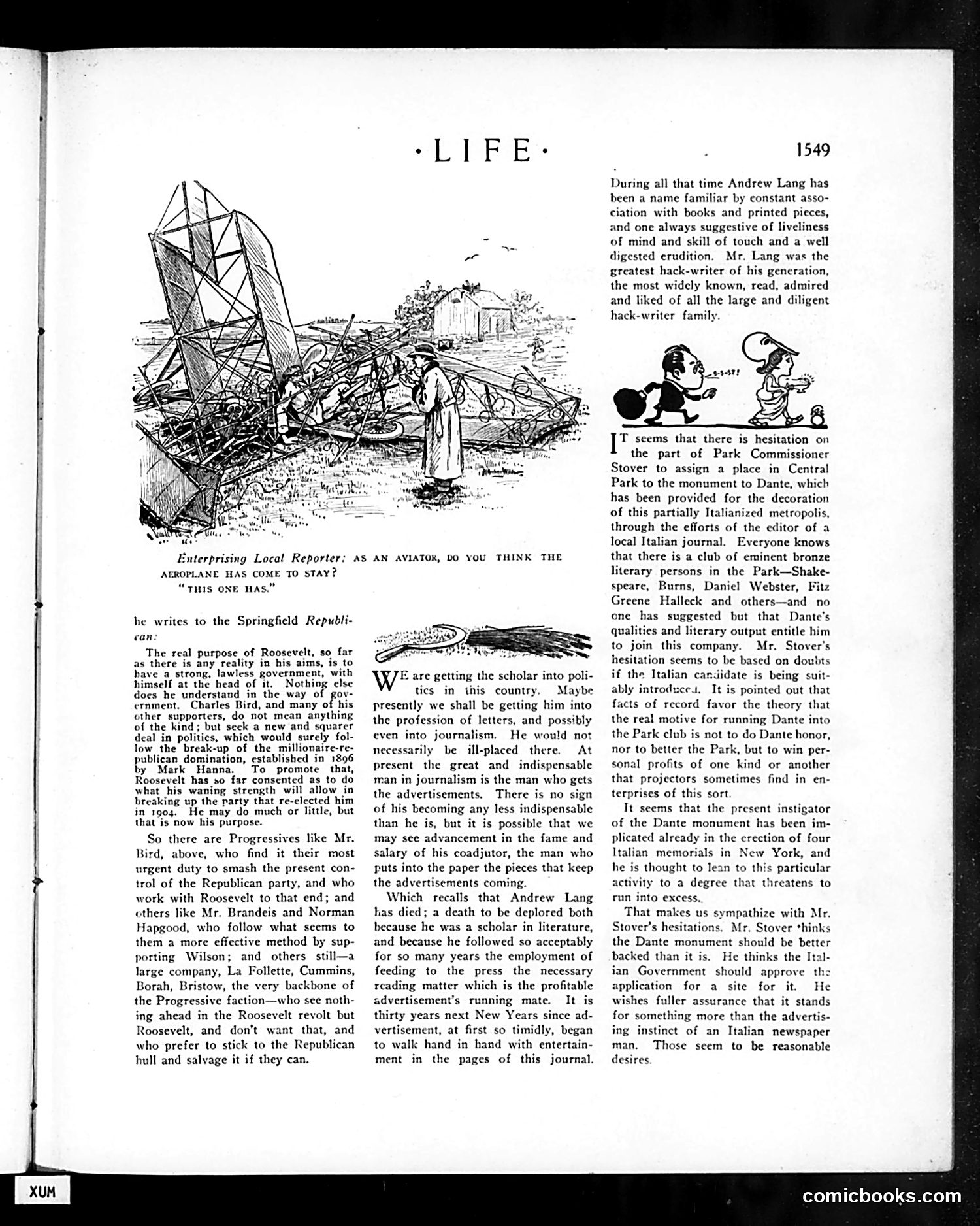 Life — August 8, 1912 — page 9: Life, 1912-08-08