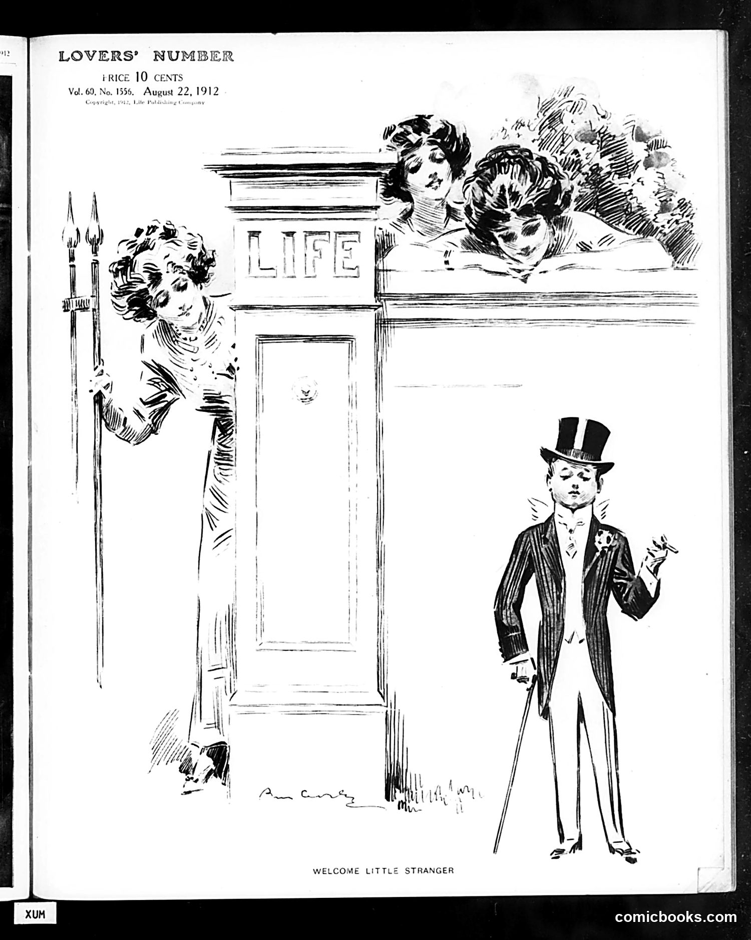 Life — August 22, 1912 — page 1: Life, 1912-08-22