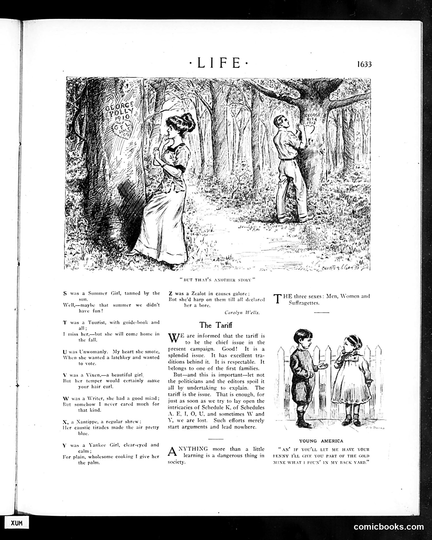 Life — August 22, 1912 — page 13: Life, 1912-08-22