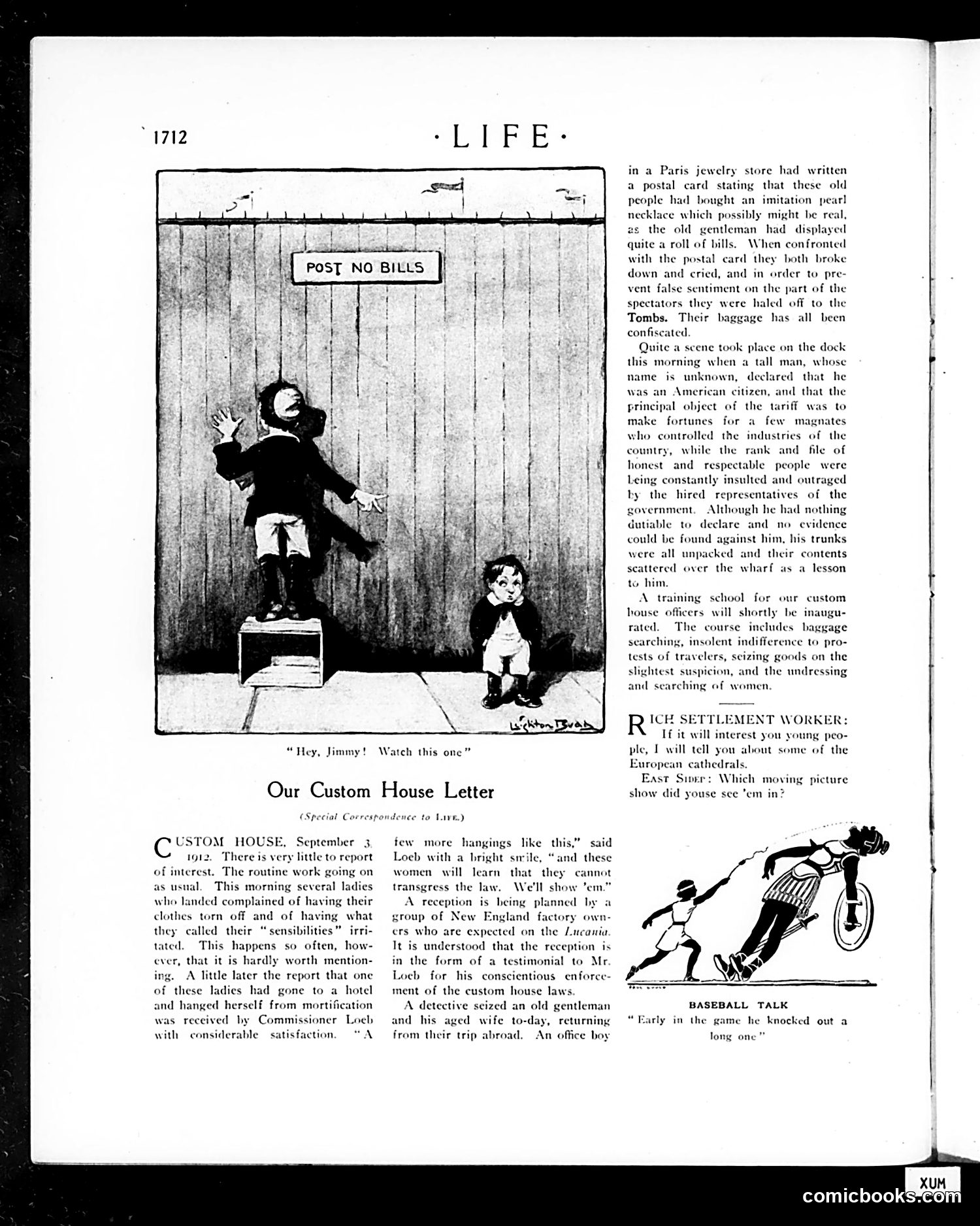 Life — September 5, 1912 — page 12: Life, 1912-09-05